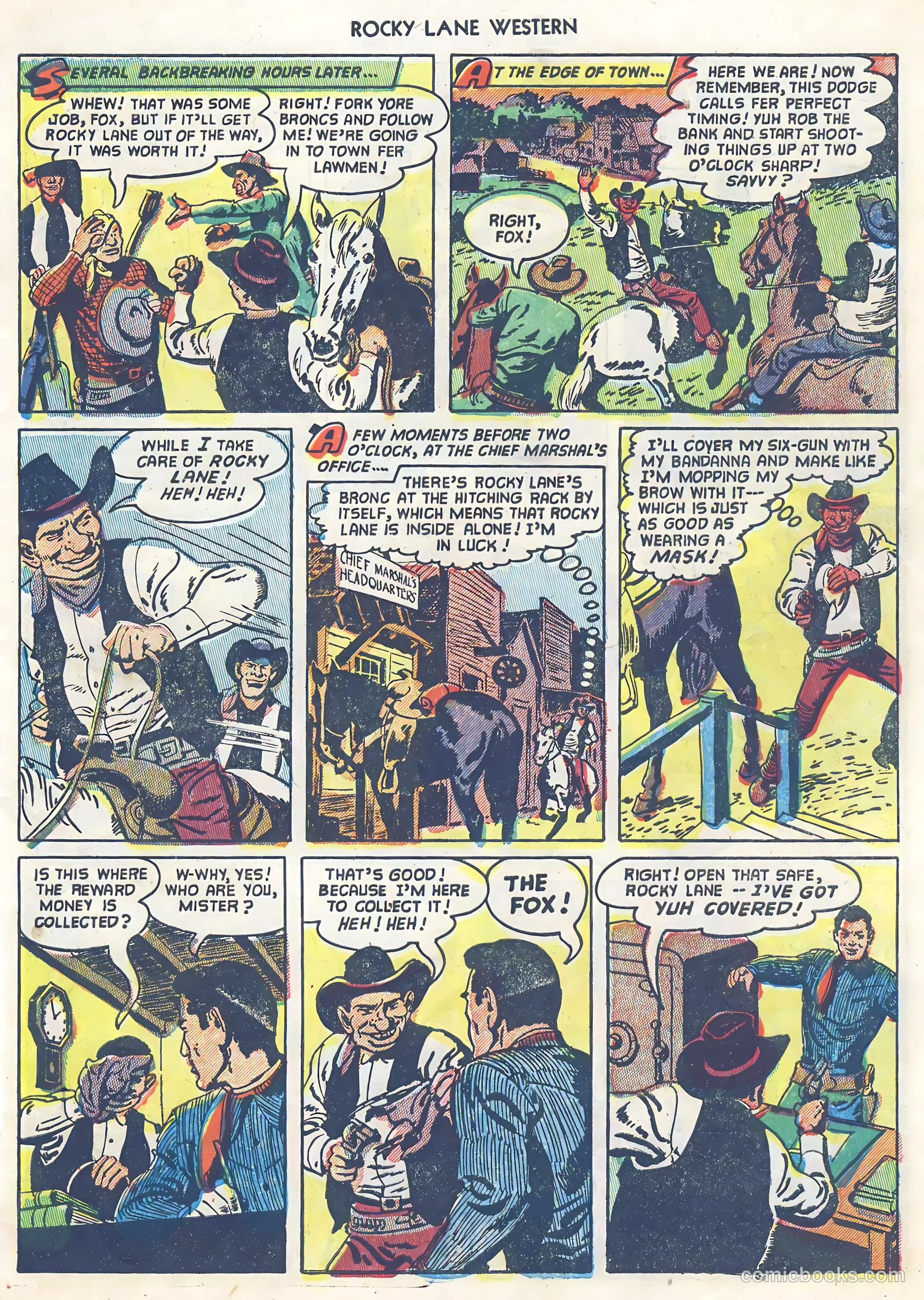 Rocky Lane Western #39 — page 7 of 36