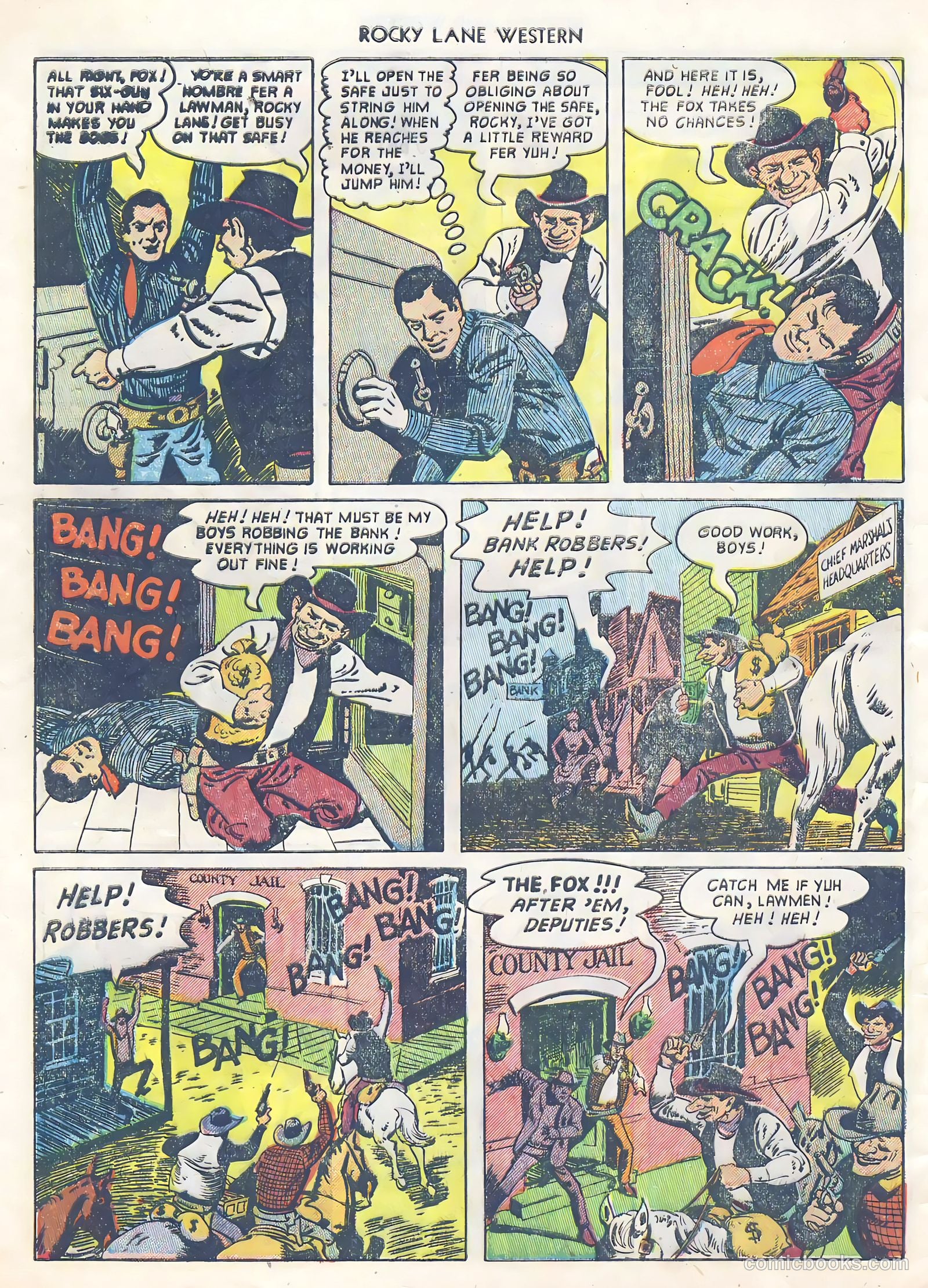 Rocky Lane Western #39 — page 8 of 36