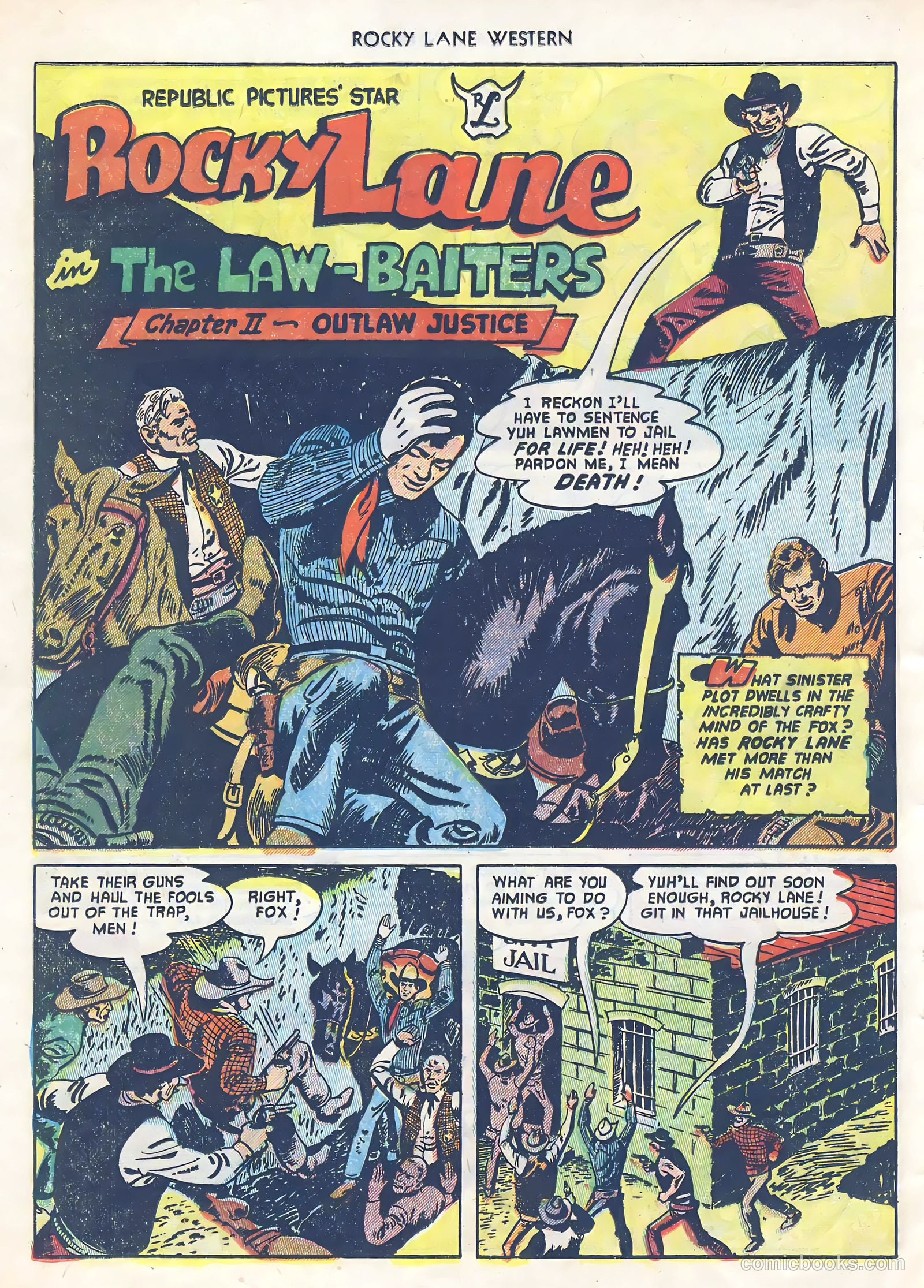 Rocky Lane Western #39 — page 16 of 36