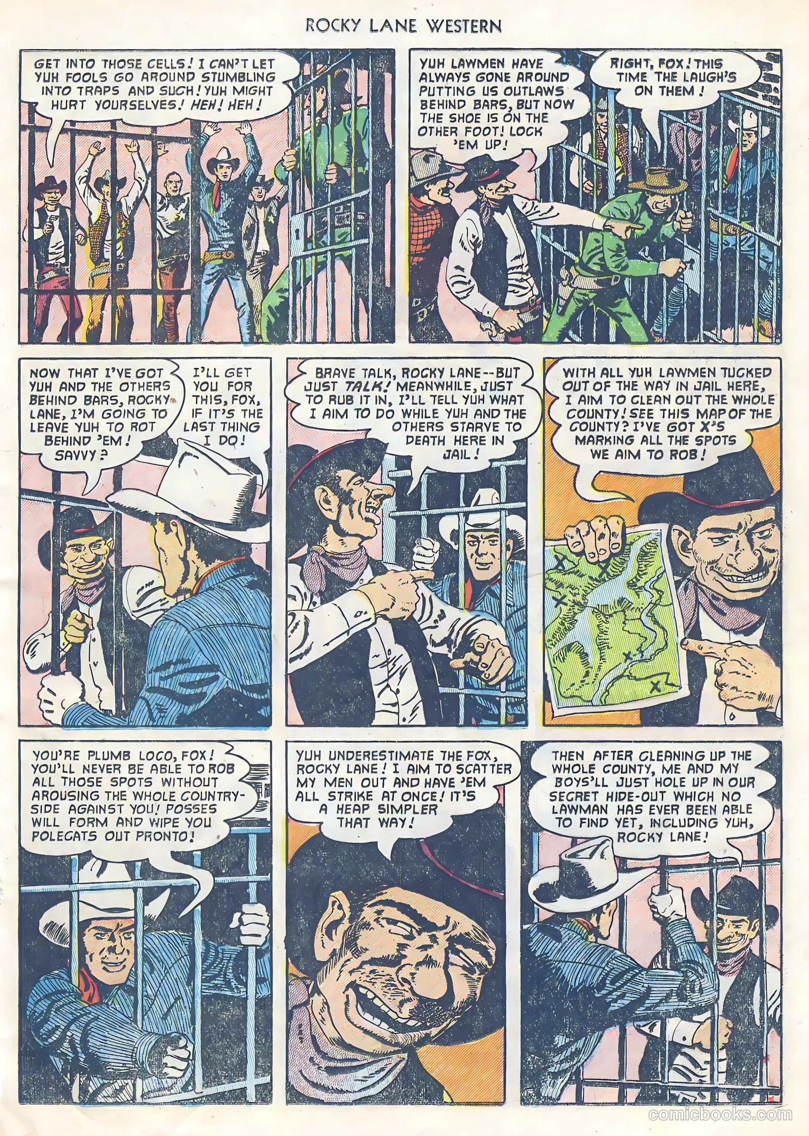 Rocky Lane Western #39 — page 17 of 36