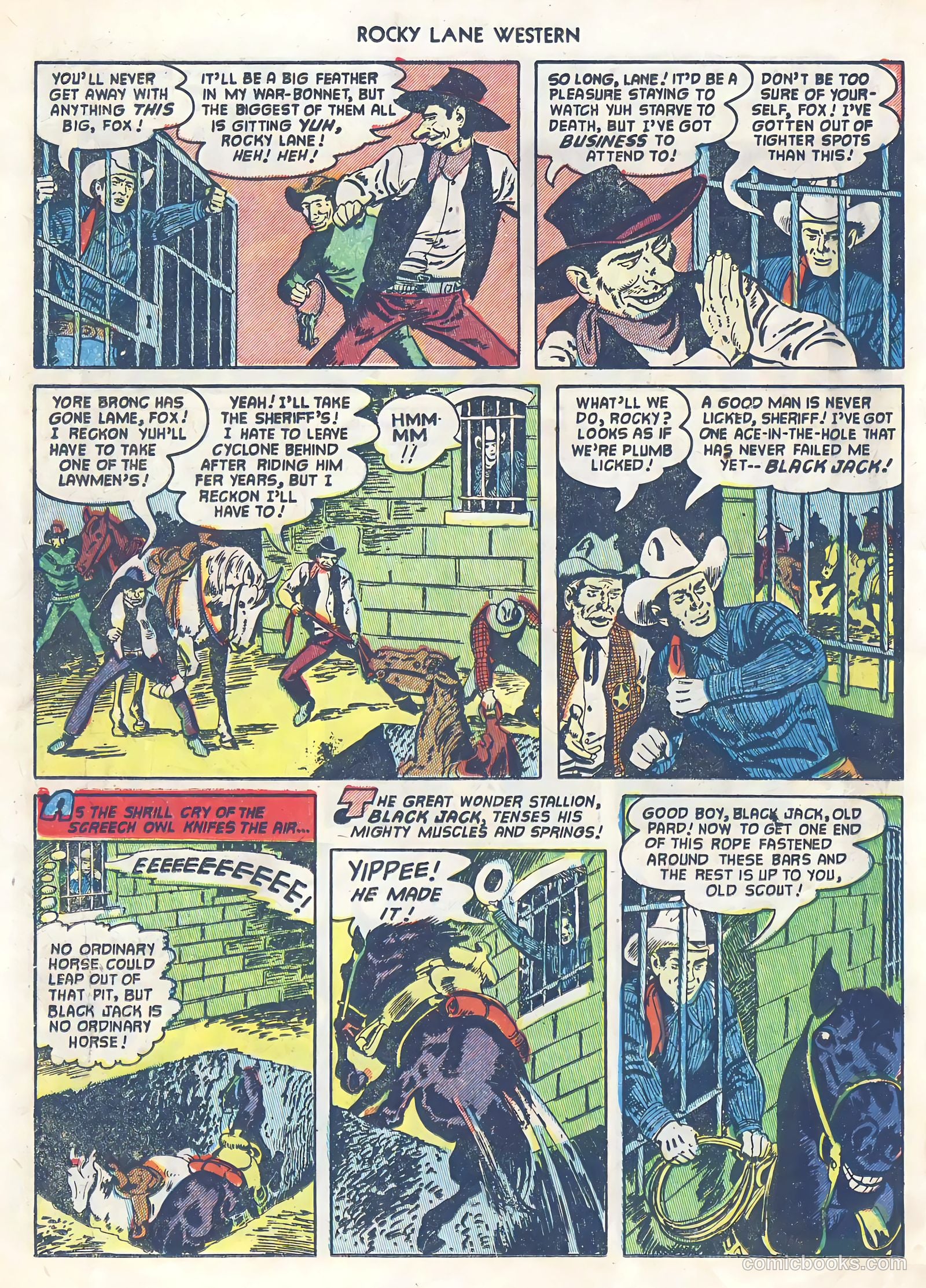 Rocky Lane Western #39 — page 18 of 36