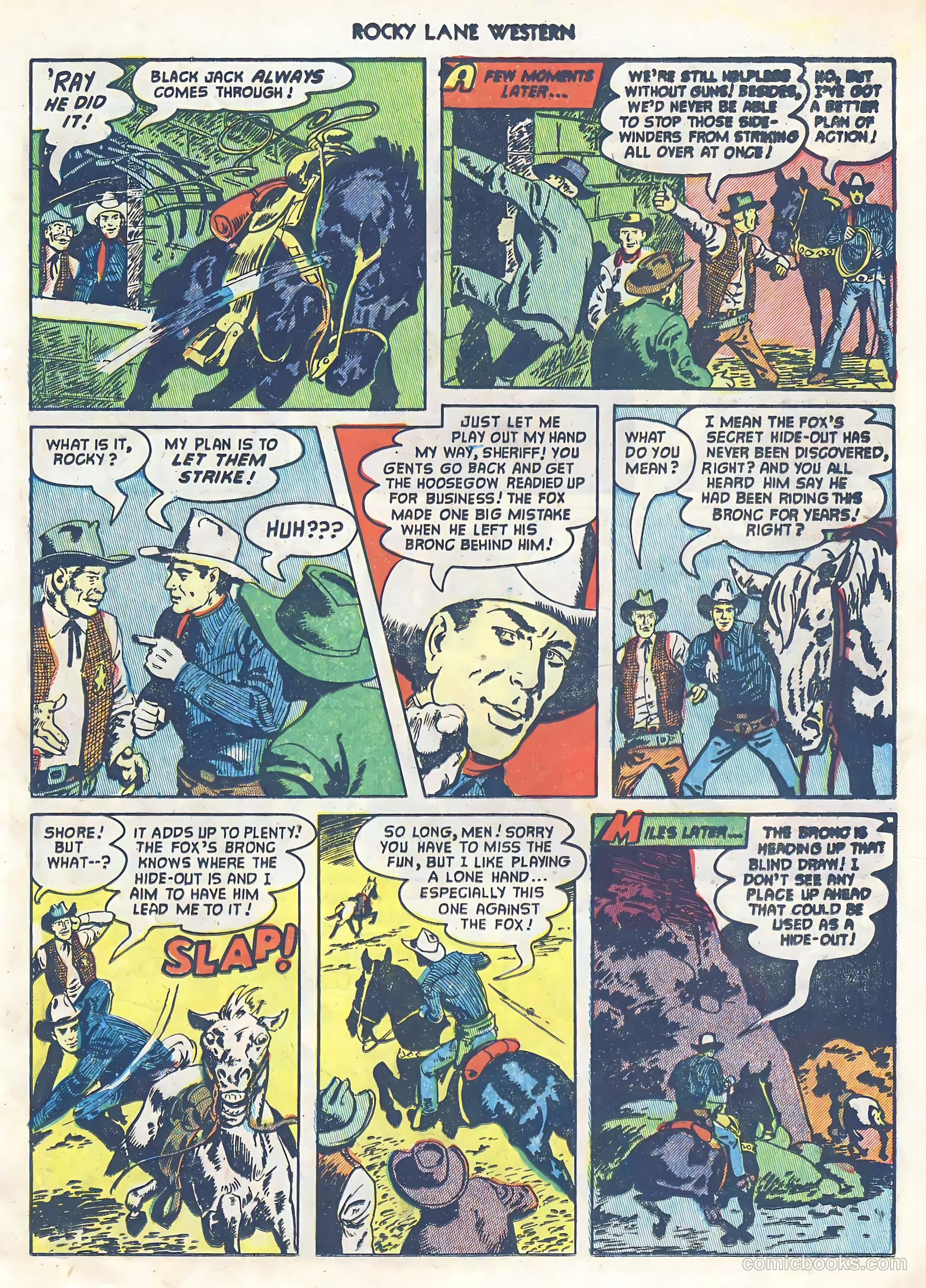 Rocky Lane Western #39 — page 19 of 36
