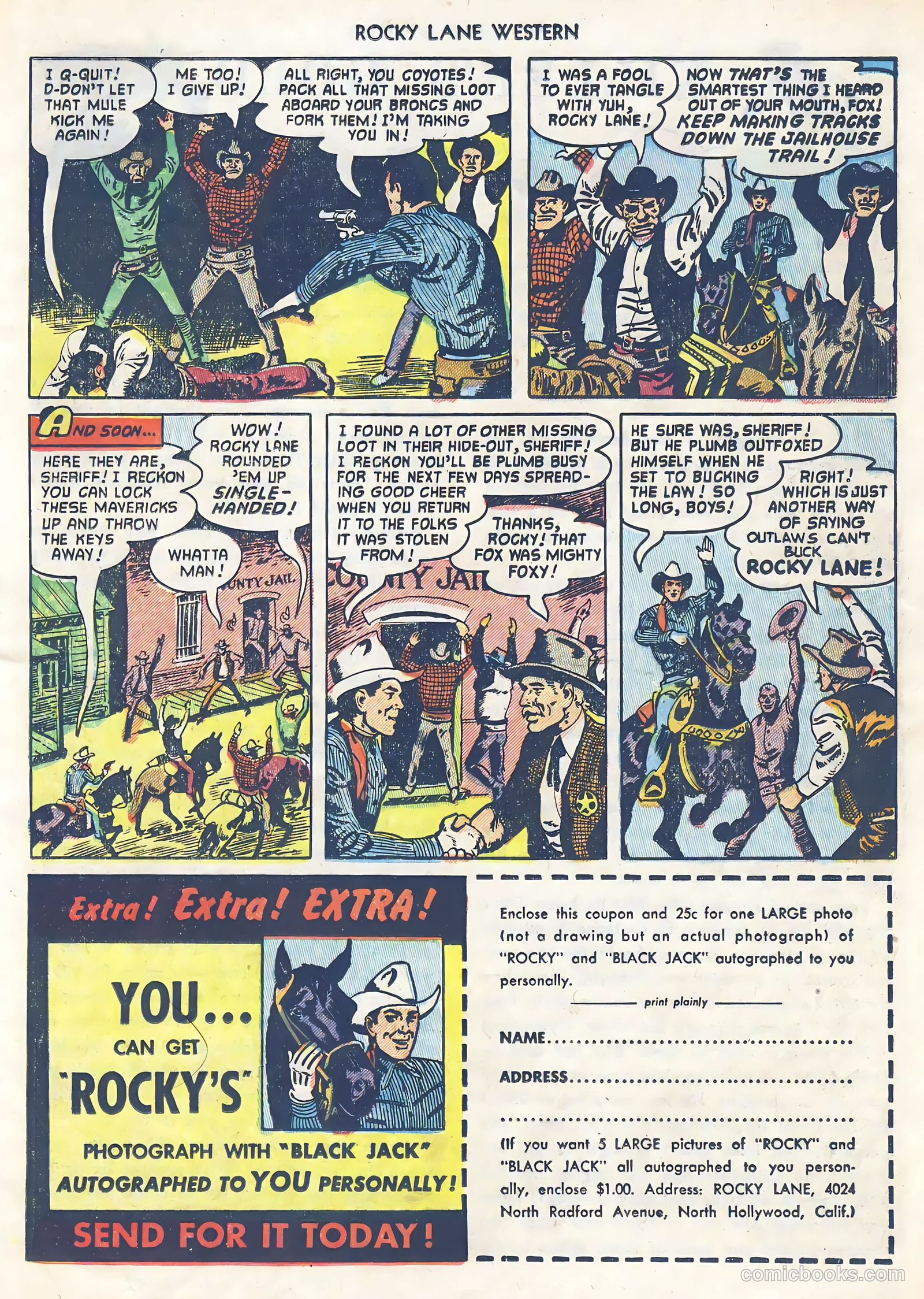 Rocky Lane Western #39 — page 21 of 36