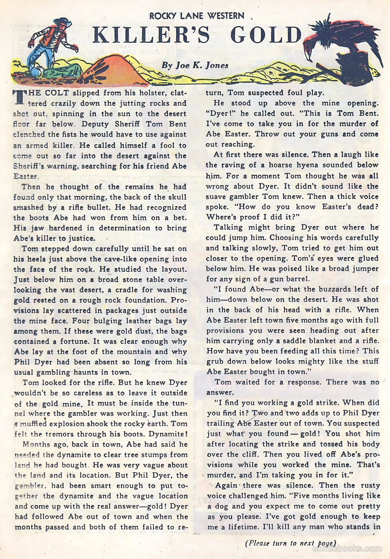 Rocky Lane Western #39 — page 22 of 36