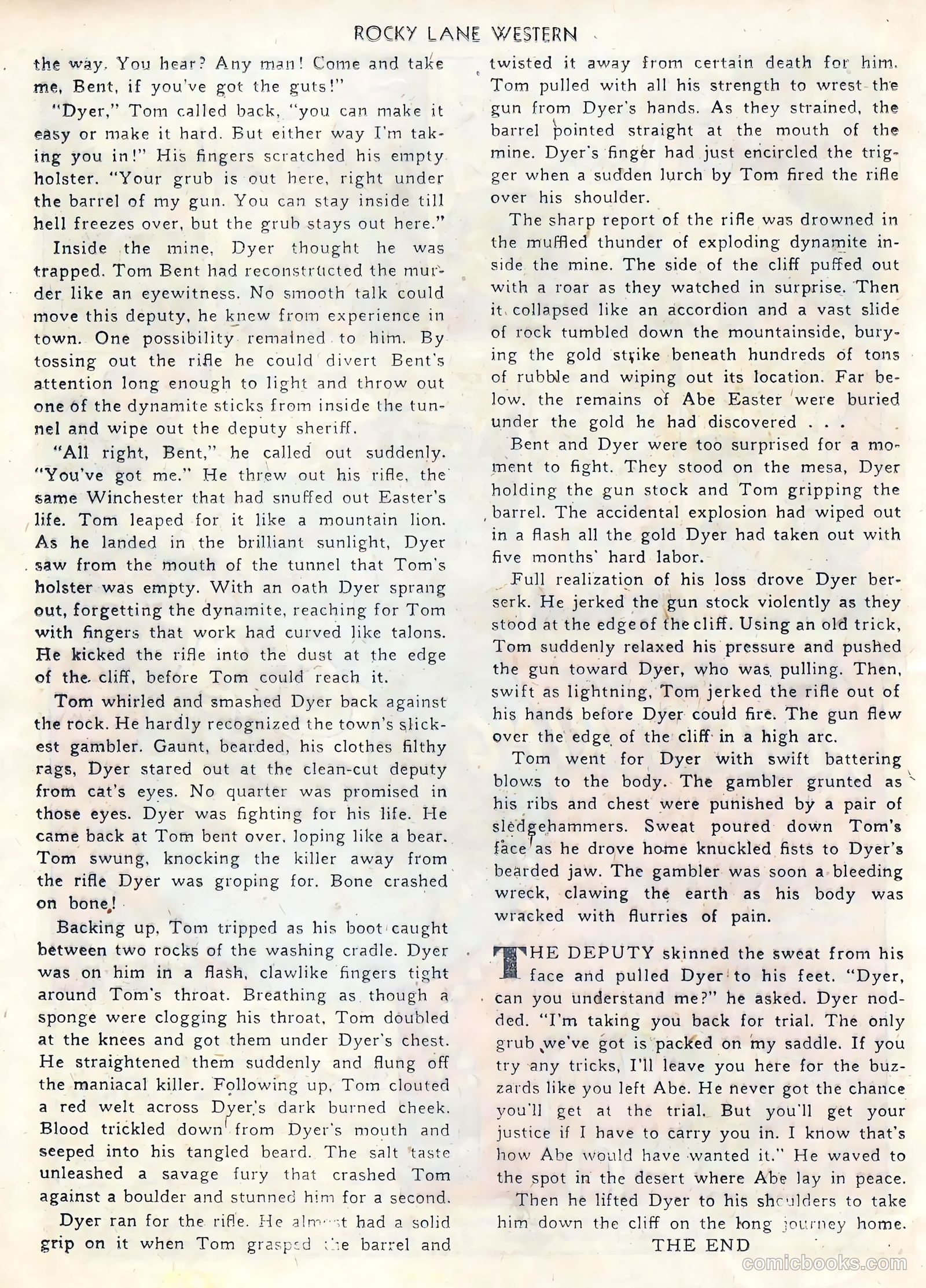 Rocky Lane Western #39 — page 24 of 36