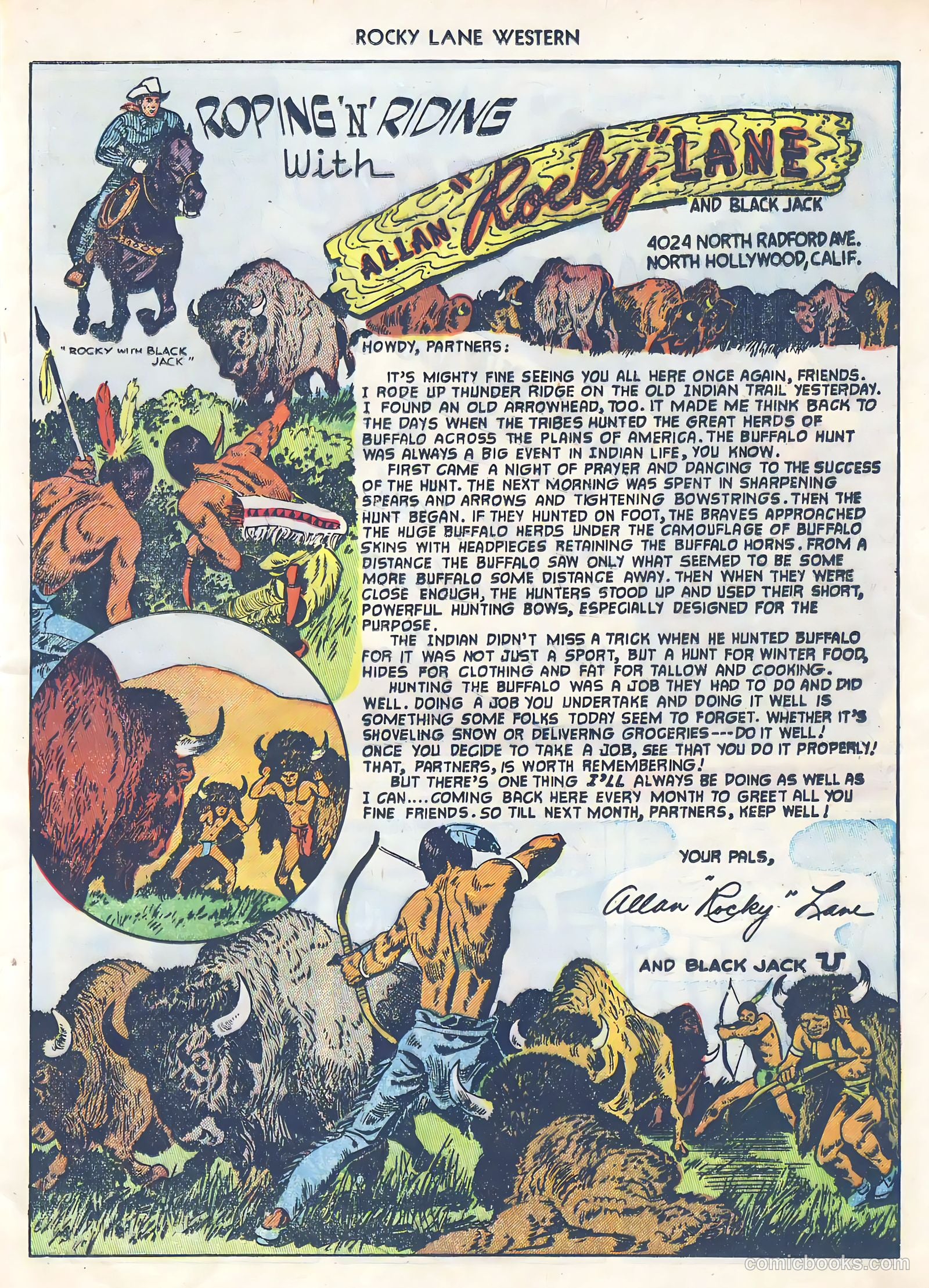 Rocky Lane Western #39 — page 25 of 36