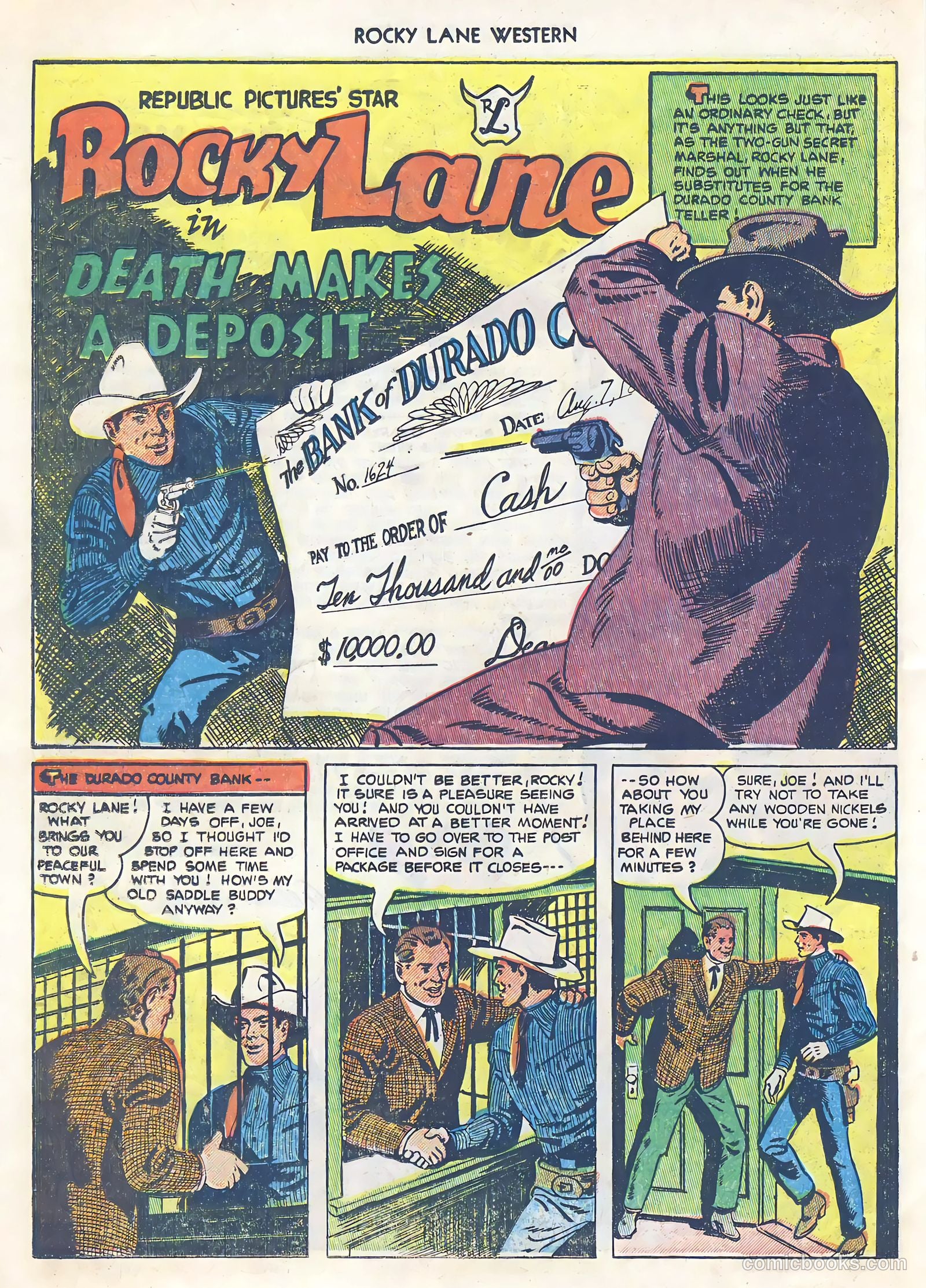 Rocky Lane Western #39 — page 26 of 36
