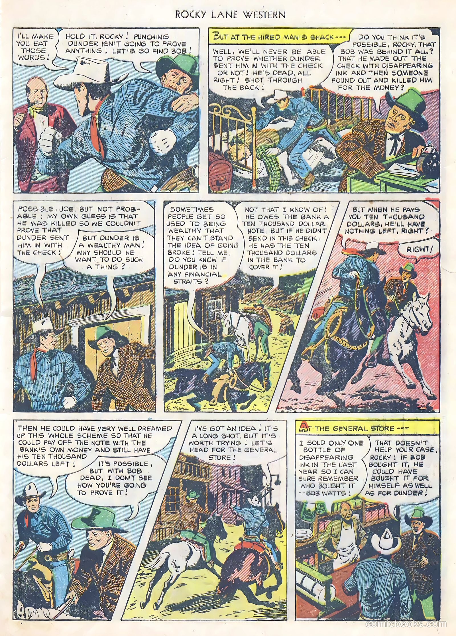 Rocky Lane Western #39 — page 29 of 36