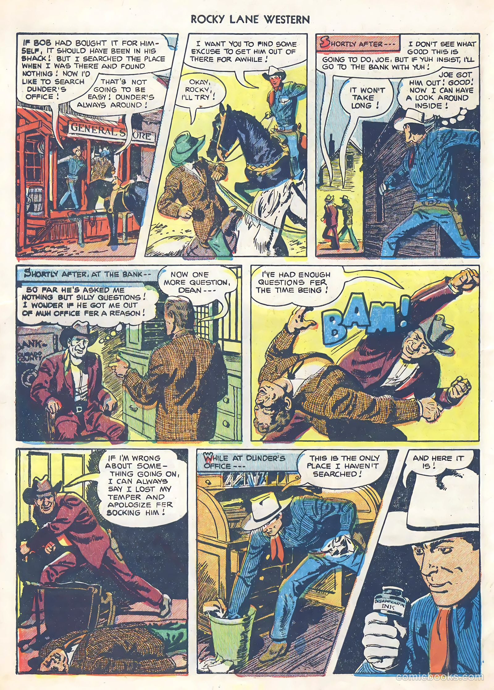 Rocky Lane Western #39 — page 30 of 36