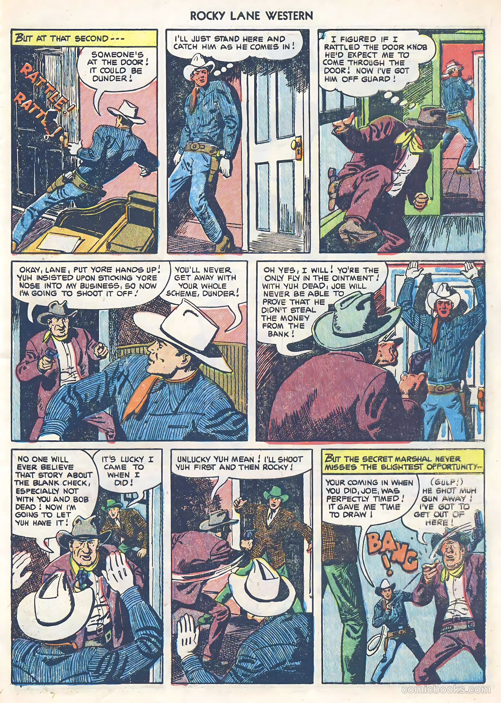 Rocky Lane Western #39 — page 31 of 36