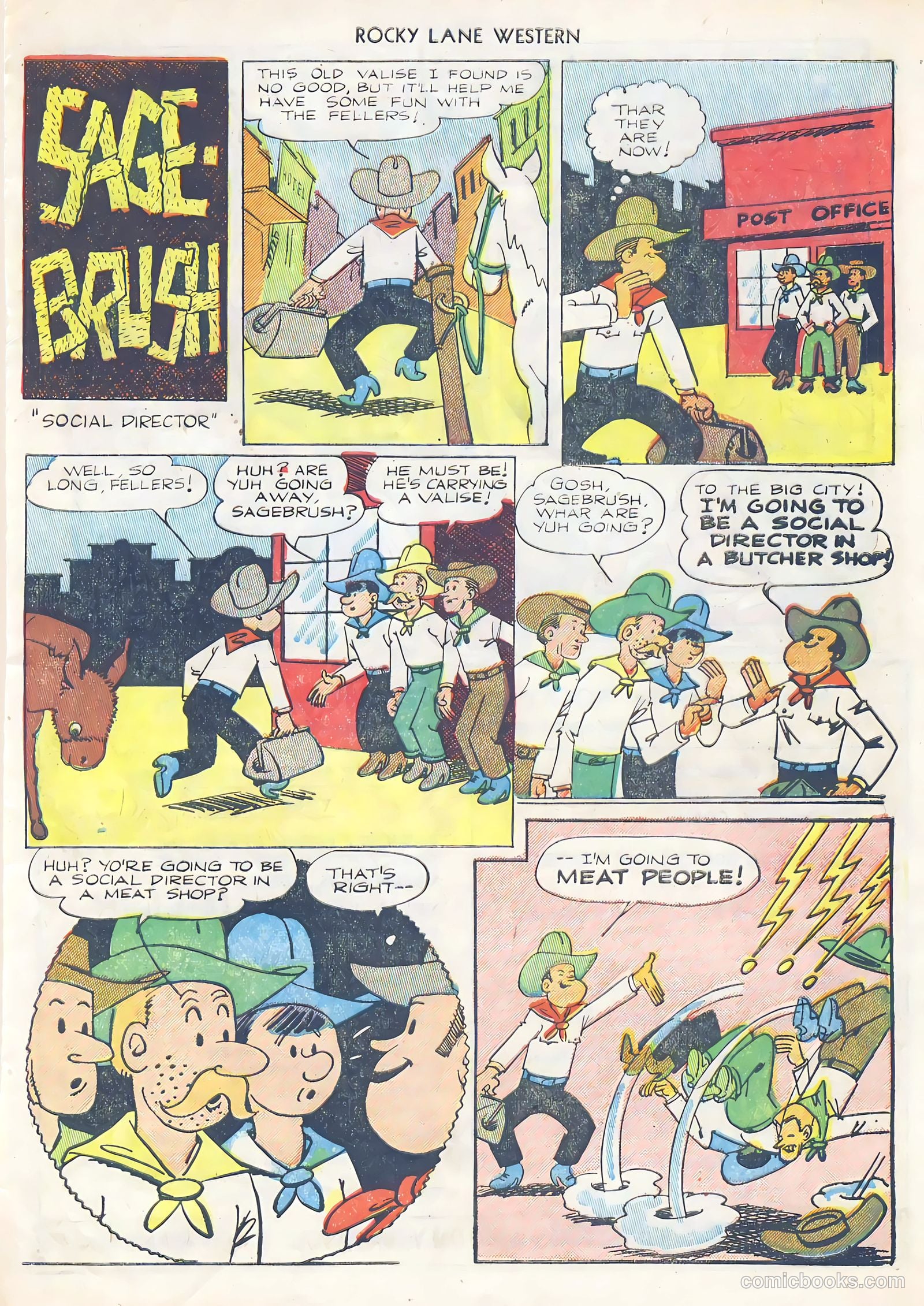 Rocky Lane Western #39 — page 33 of 36