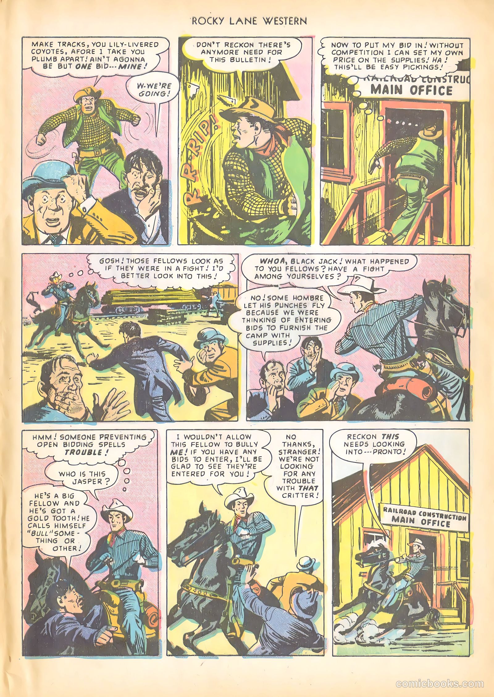 Rocky Lane Western #4 — page 5 of 52