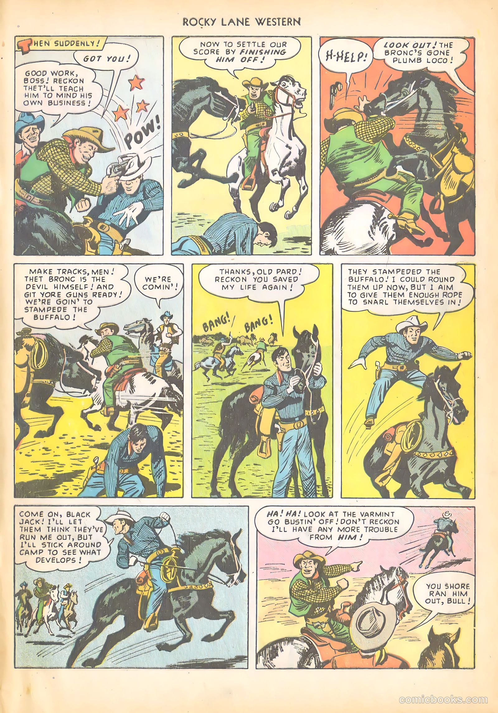 Rocky Lane Western #4 — page 9 of 52