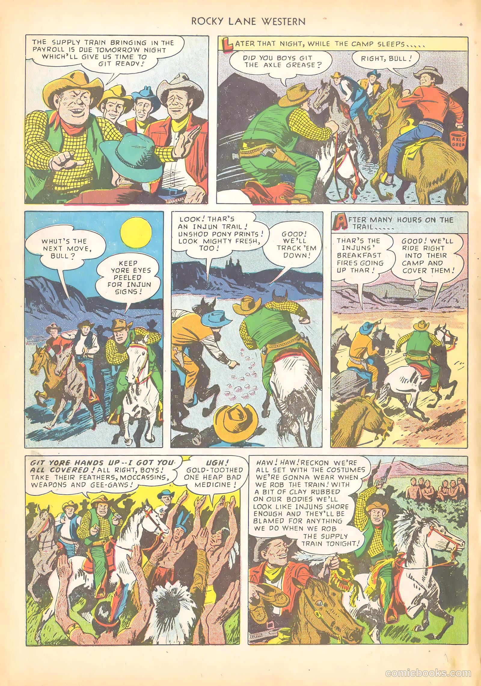 Rocky Lane Western #4 — page 10 of 52