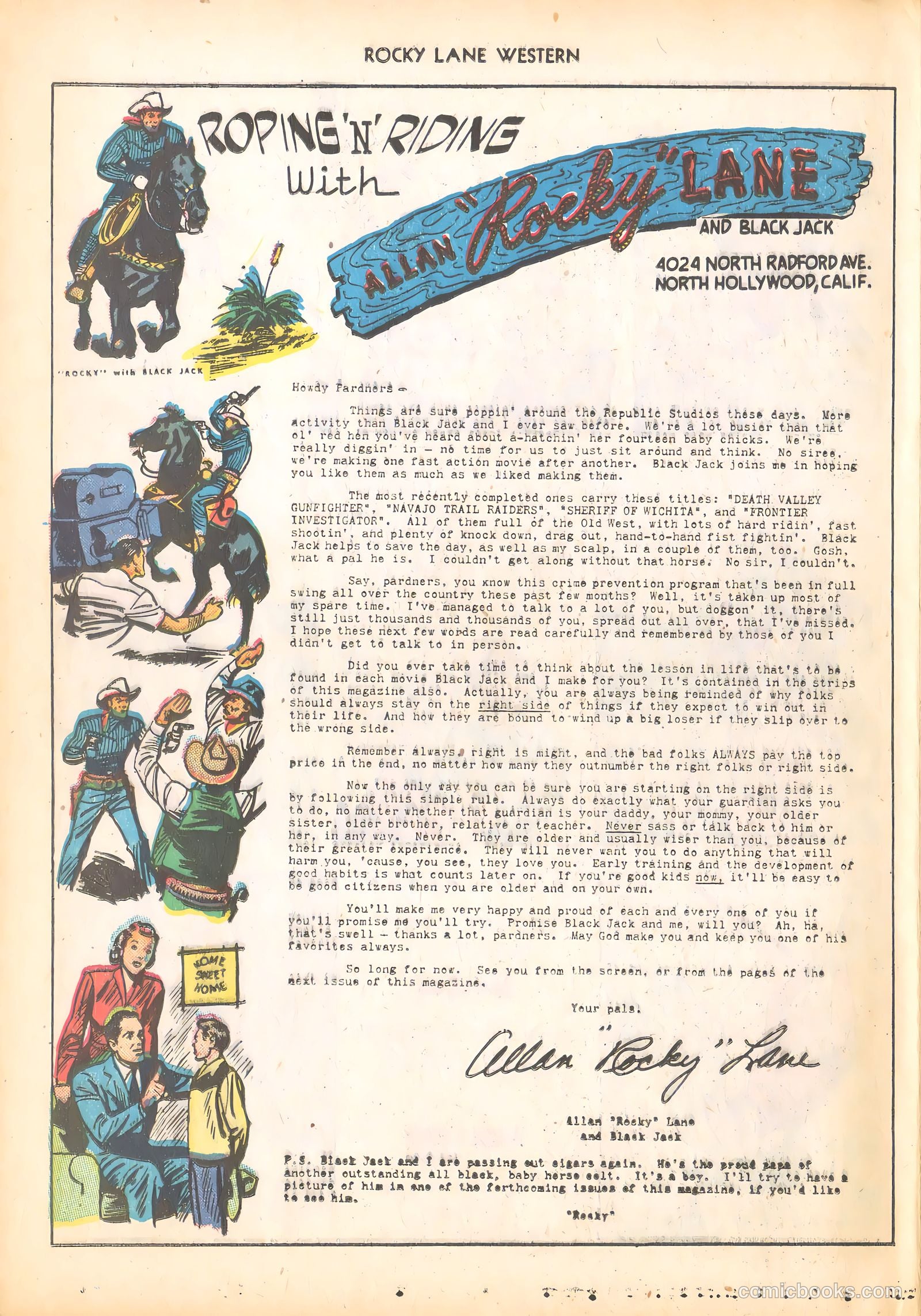 Rocky Lane Western #4 — page 28 of 52