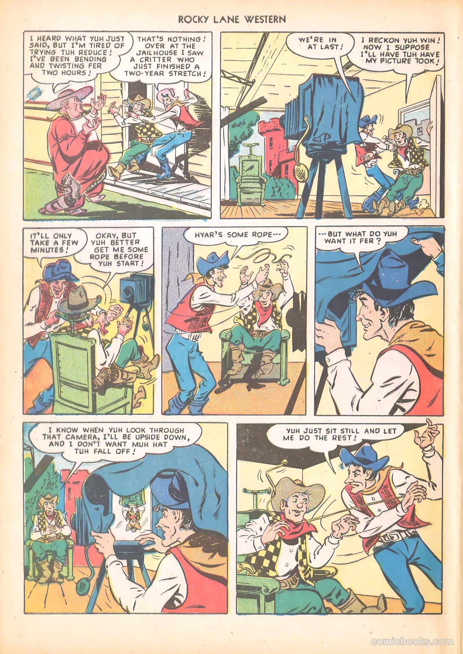 Rocky Lane Western #4 — page 32 of 52