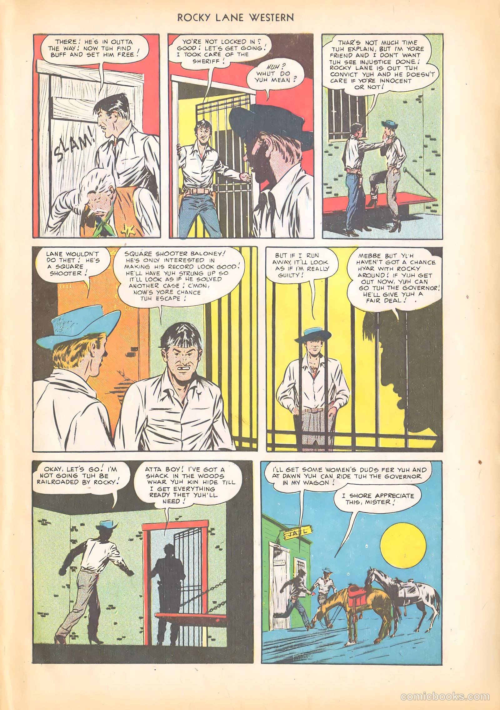 Rocky Lane Western #4 — page 45 of 52