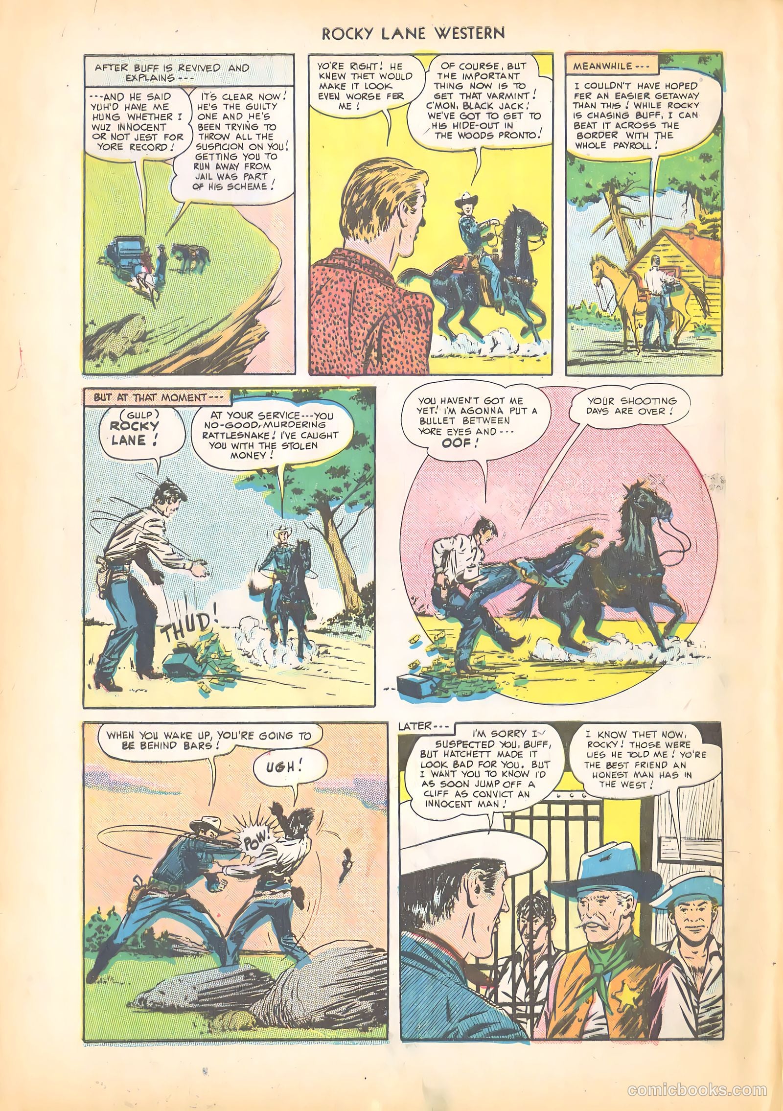 Rocky Lane Western #4 — page 48 of 52