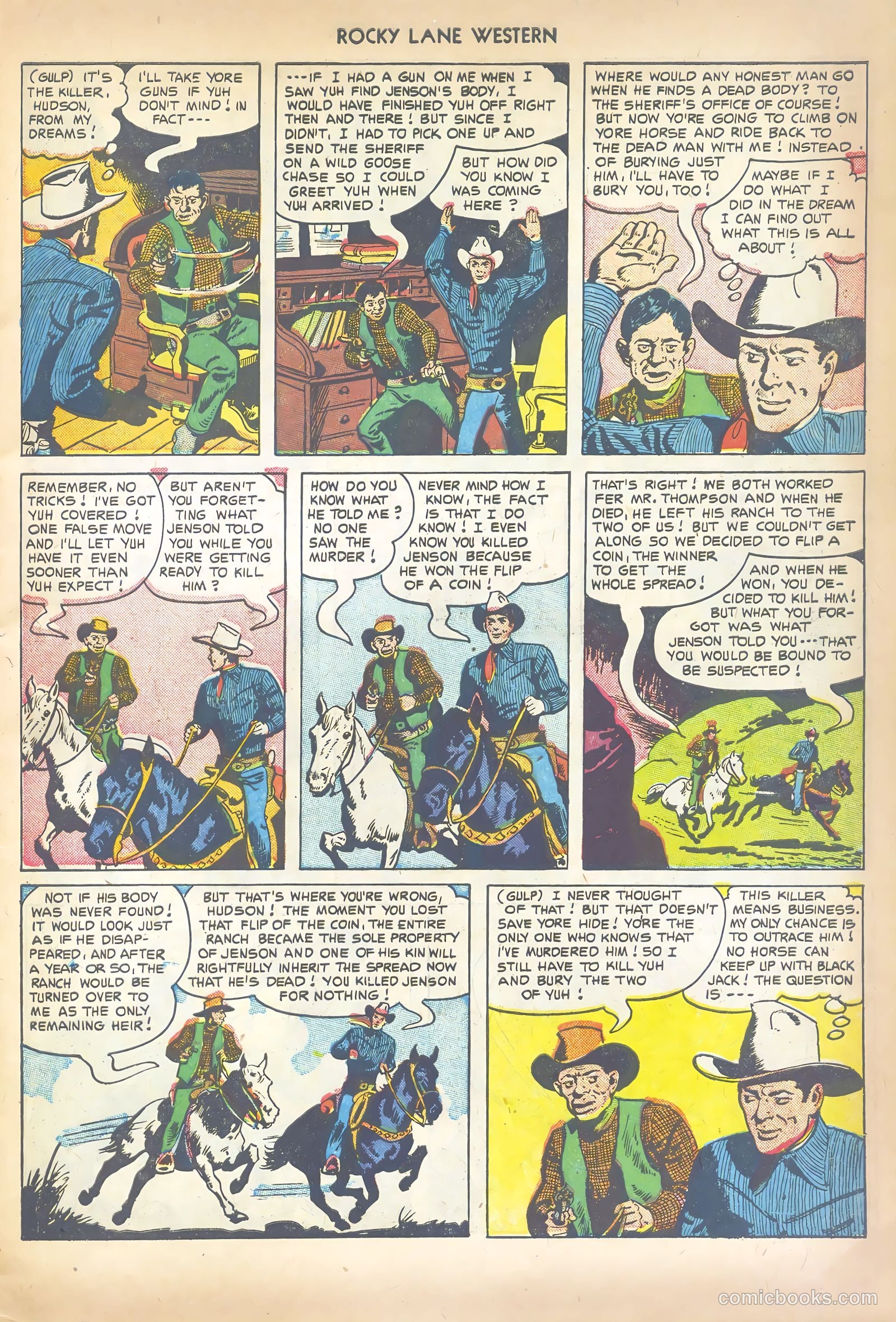 Rocky Lane Western #41 — page 7 of 36