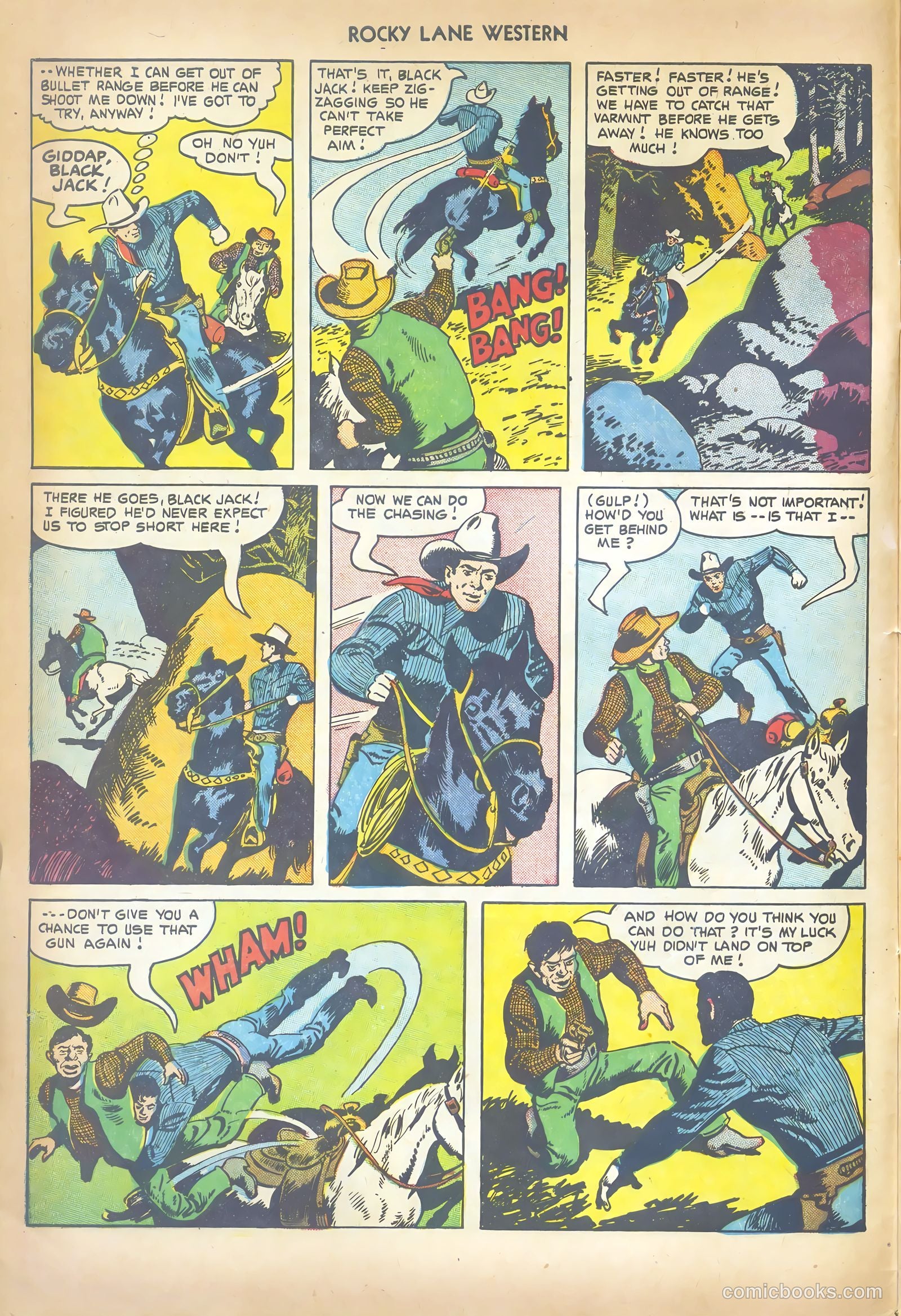 Rocky Lane Western #41 — page 8 of 36