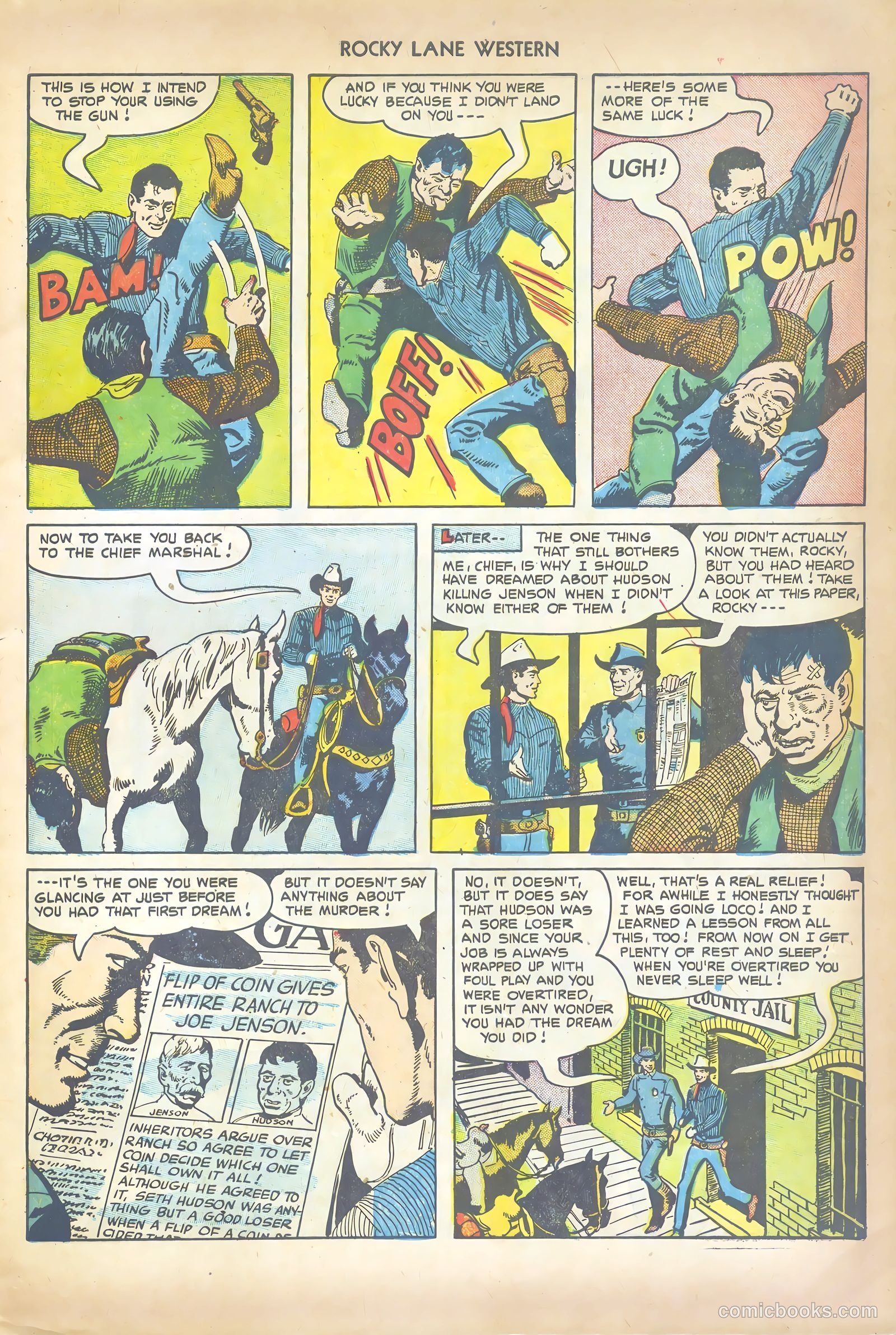 Rocky Lane Western #41 — page 9 of 36