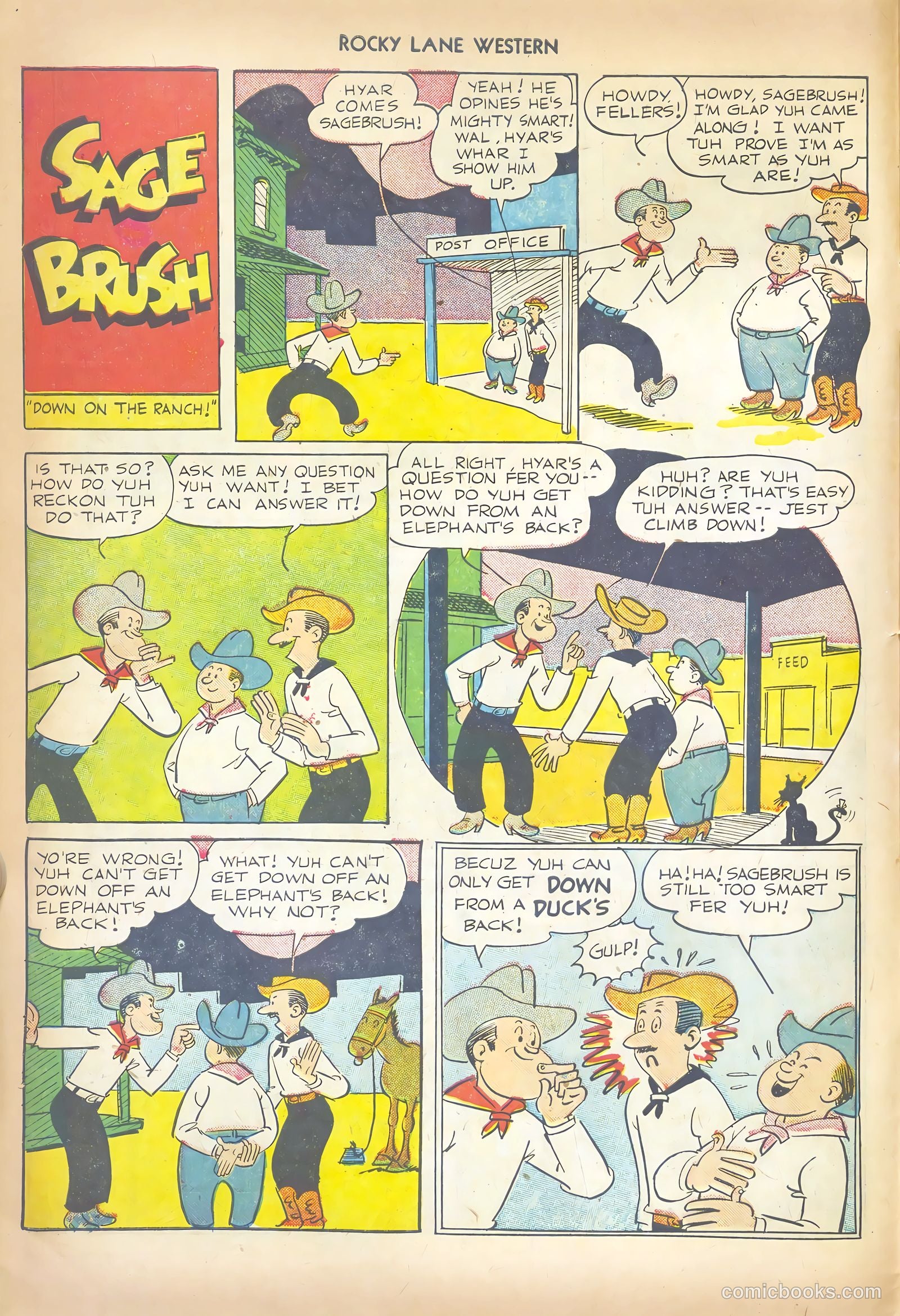 Rocky Lane Western #41 — page 10 of 36