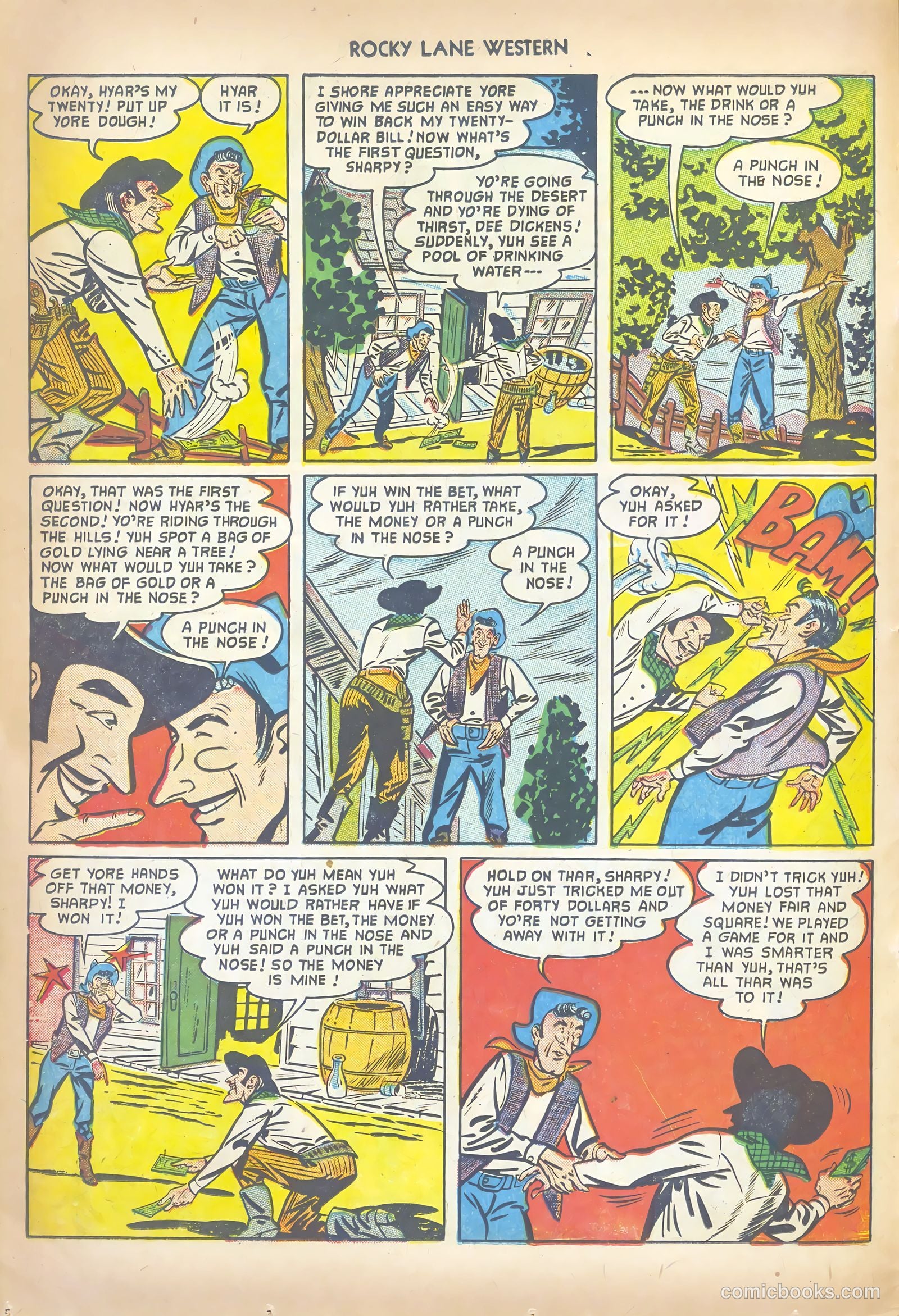 Rocky Lane Western #41 — page 14 of 36