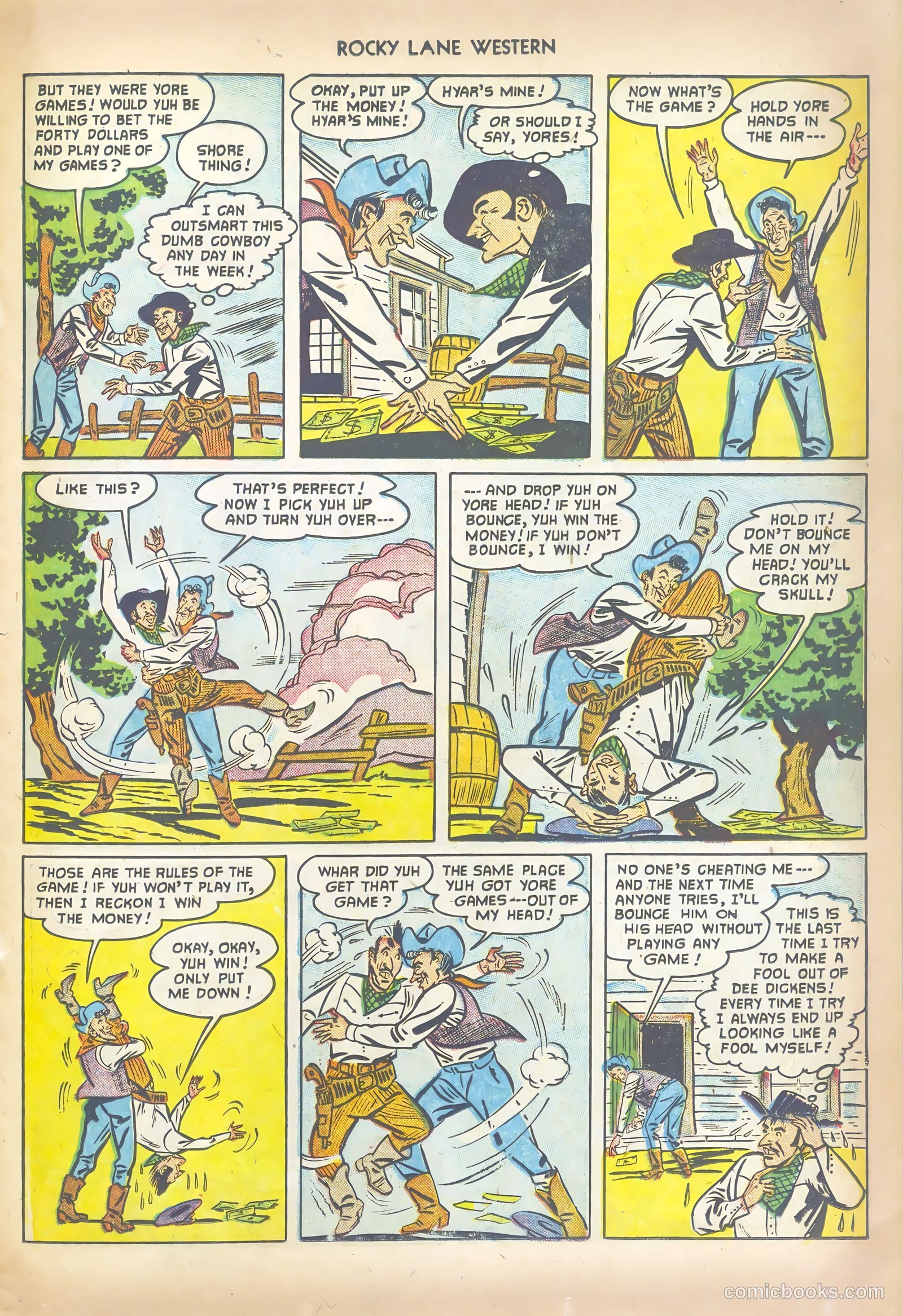 Rocky Lane Western #41 — page 15 of 36