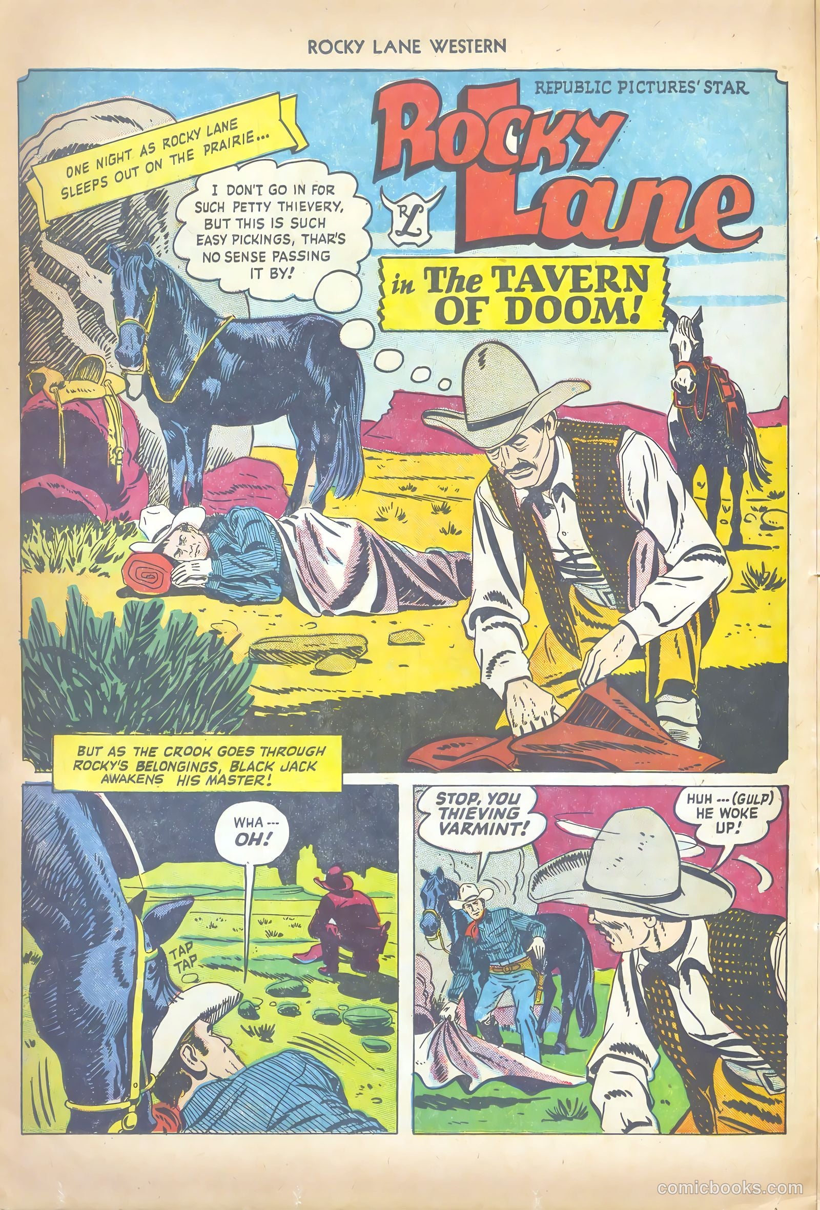 Rocky Lane Western #41 — page 16 of 36