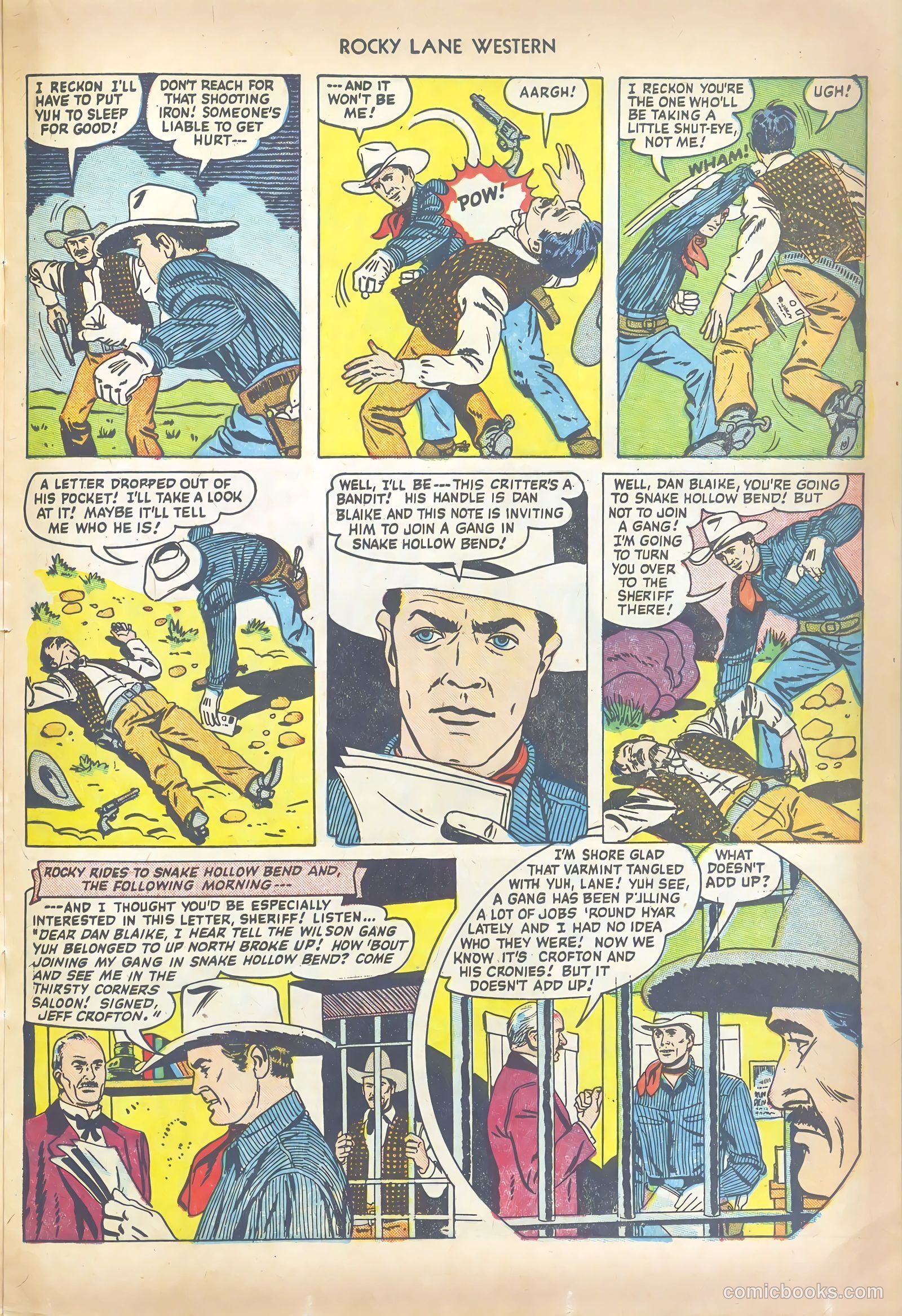 Rocky Lane Western #41 — page 17 of 36