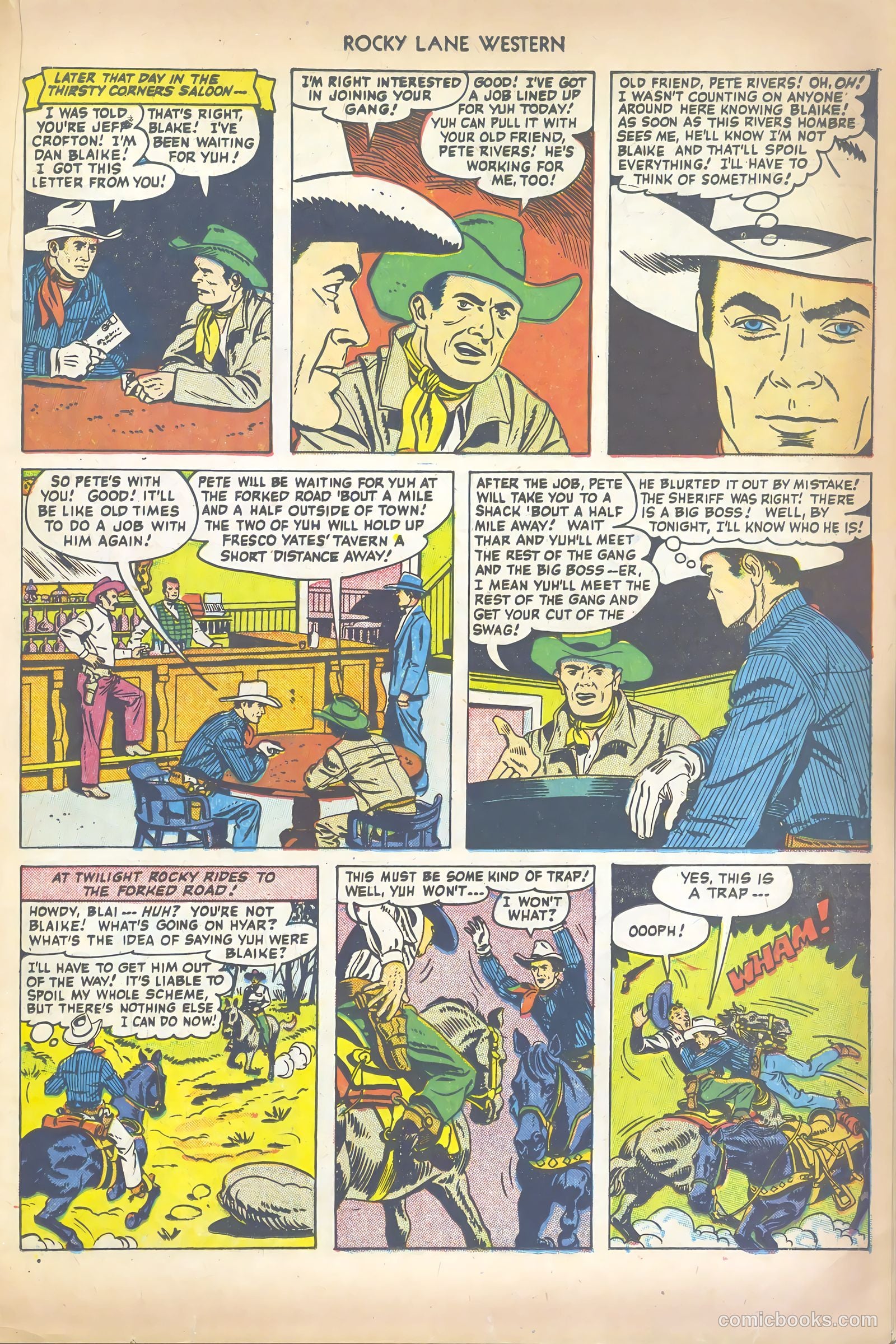 Rocky Lane Western #41 — page 19 of 36