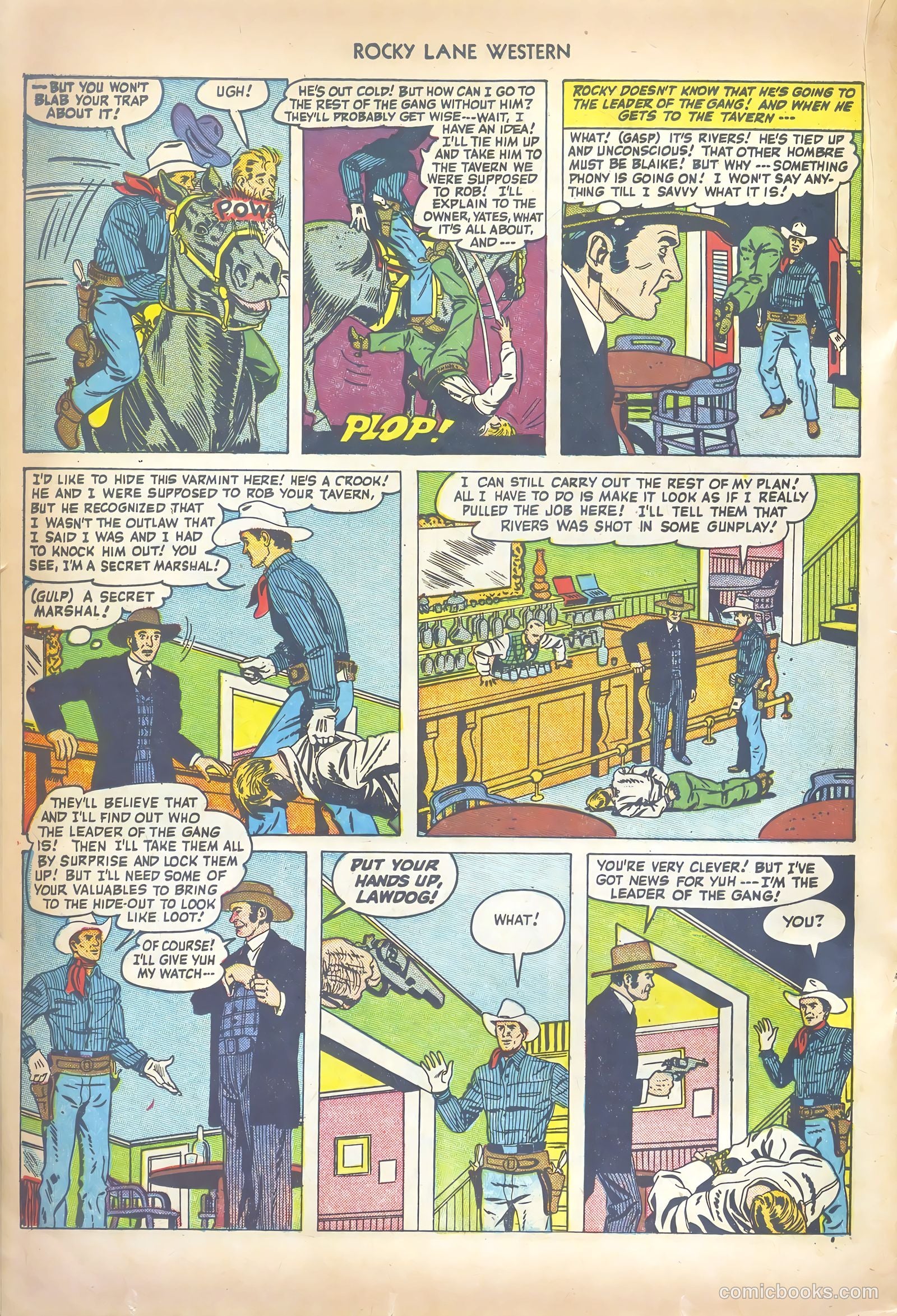 Rocky Lane Western #41 — page 20 of 36