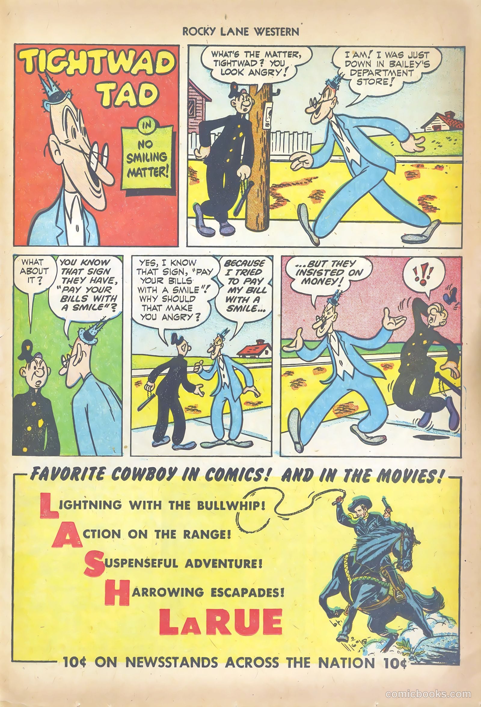 Rocky Lane Western #41 — page 25 of 36