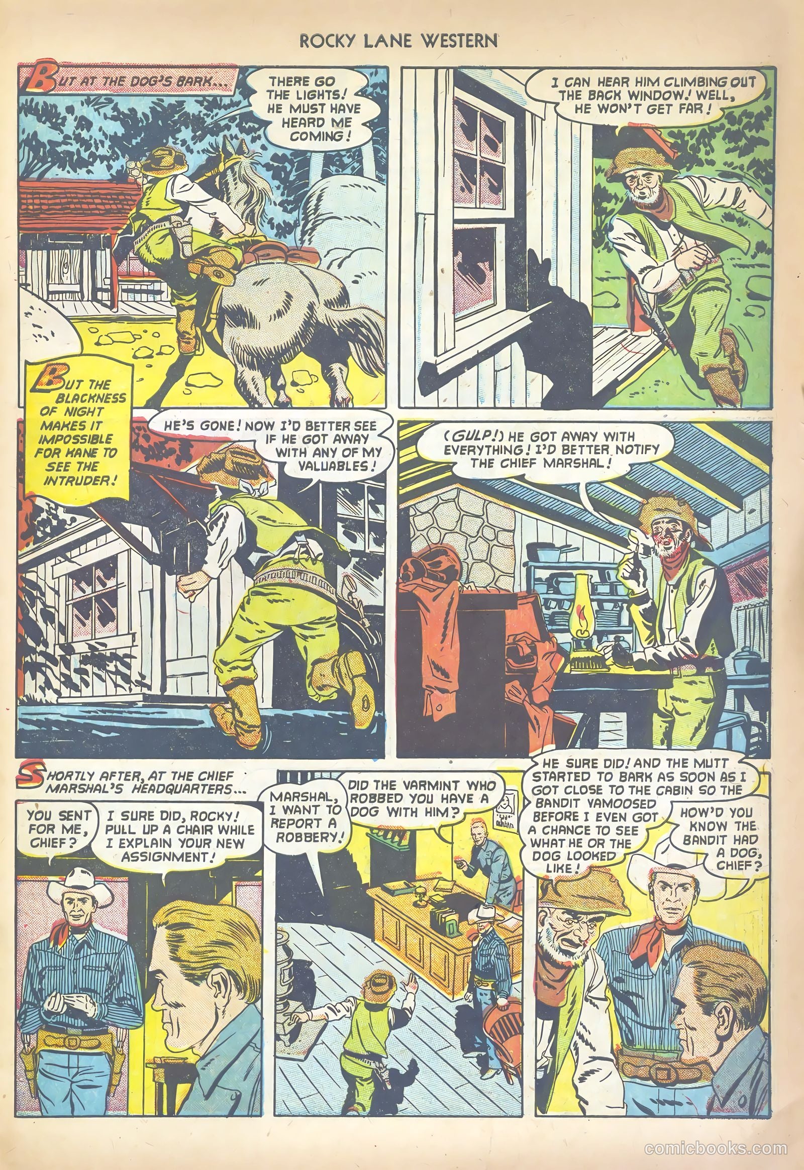 Rocky Lane Western #41 — page 27 of 36