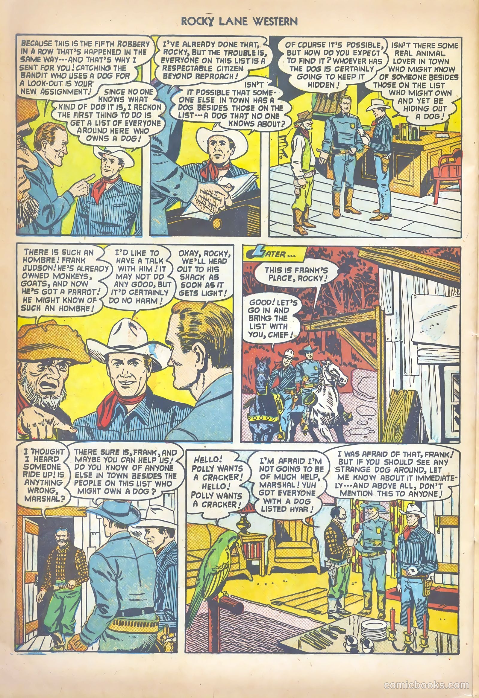 Rocky Lane Western #41 — page 28 of 36
