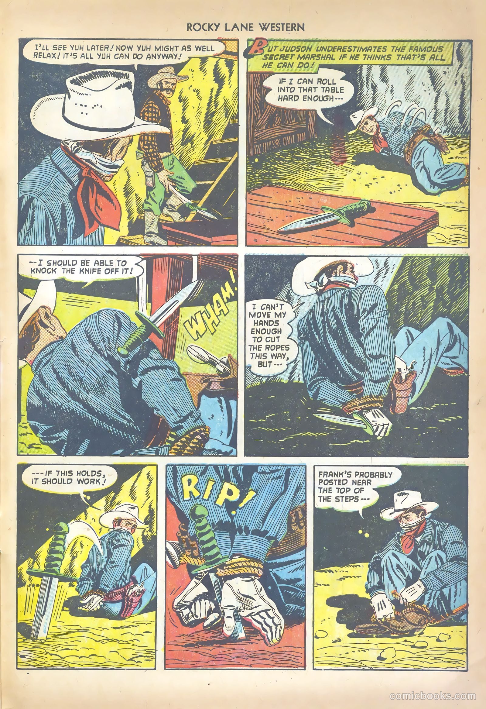 Rocky Lane Western #41 — page 31 of 36
