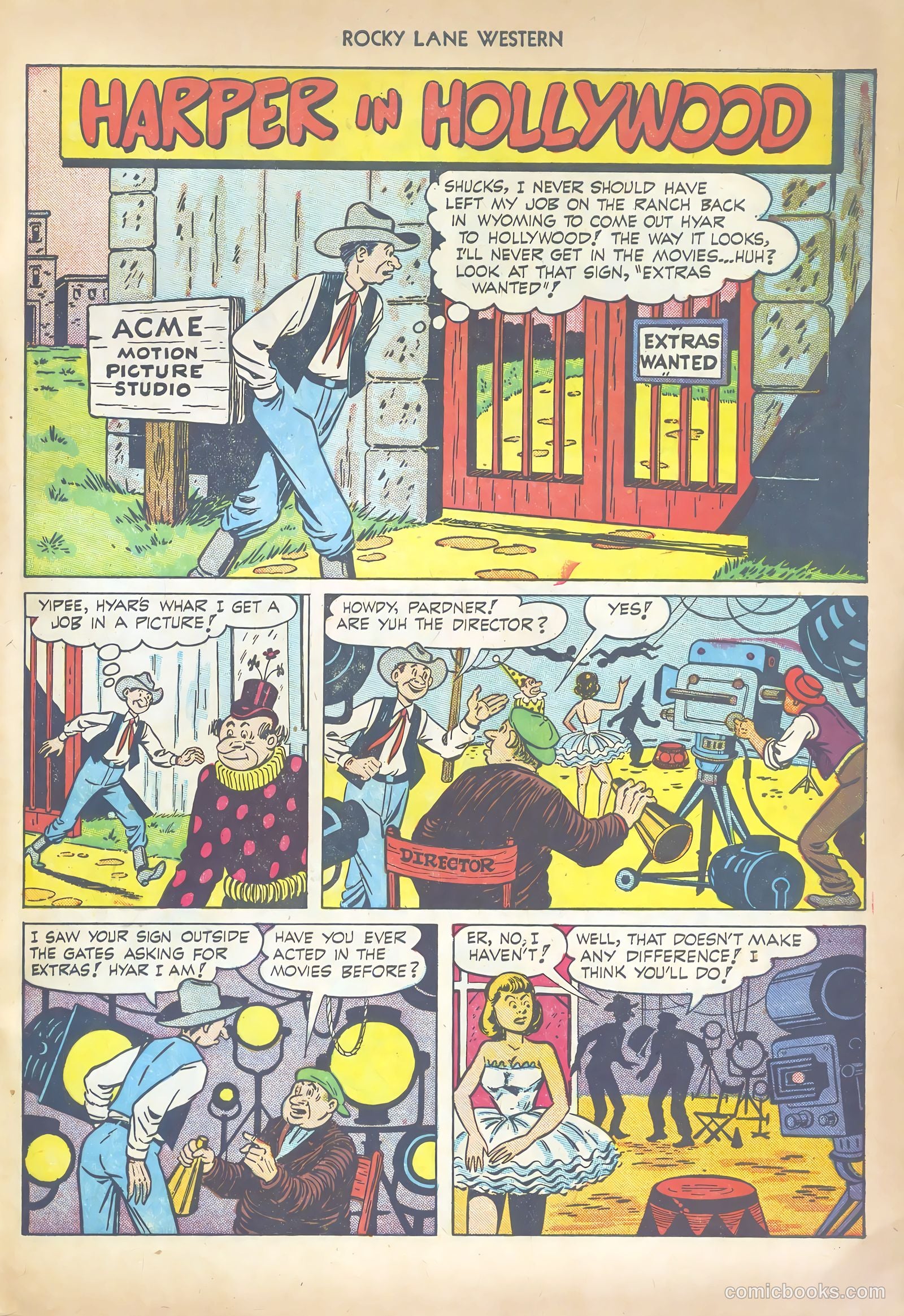 Rocky Lane Western #41 — page 33 of 36