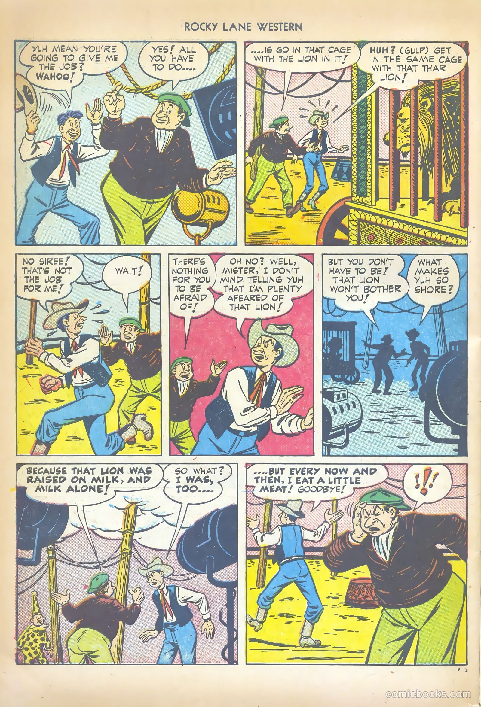 Rocky Lane Western #41 — page 34 of 36