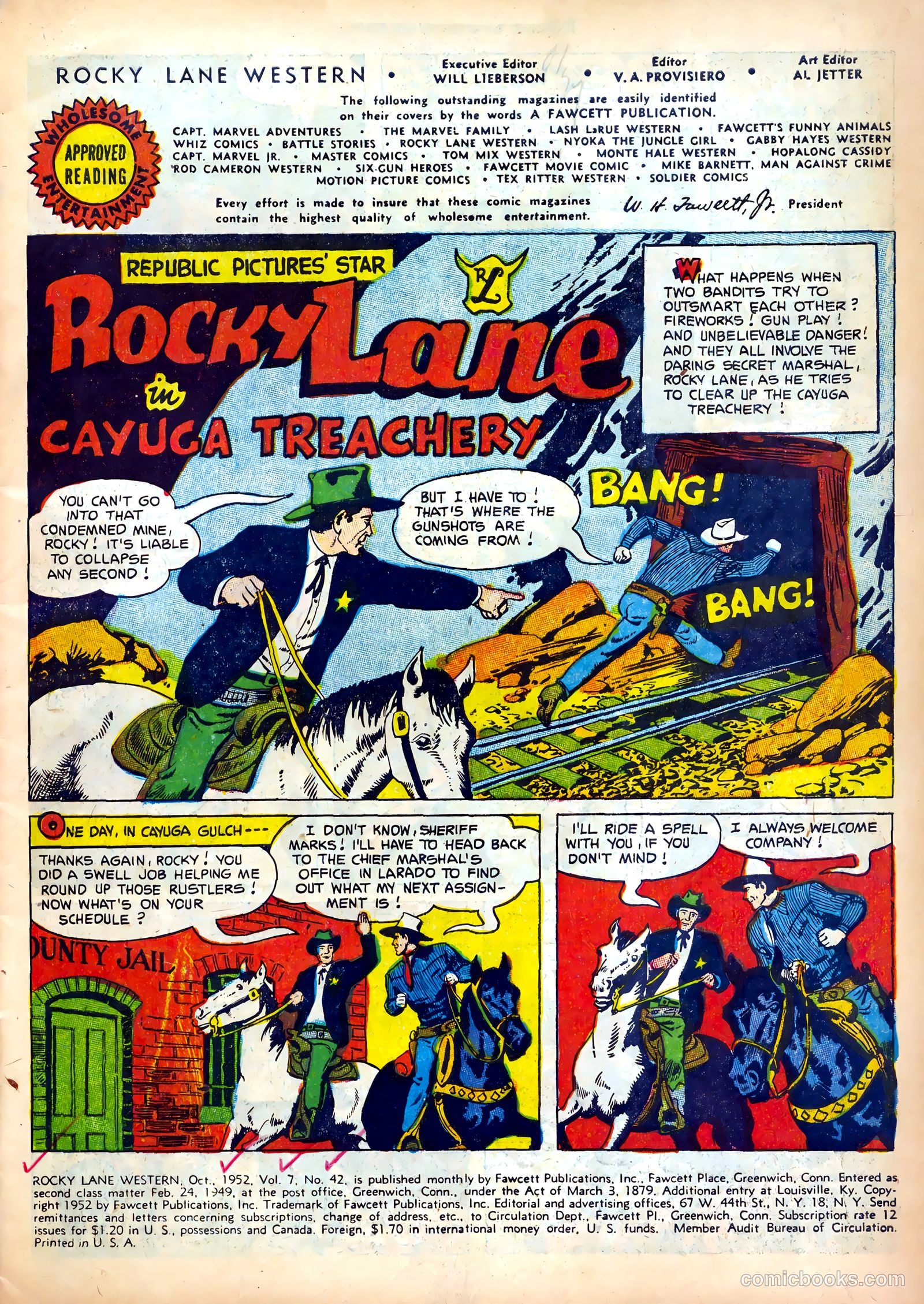Rocky Lane Western #42 — page 3 of 36