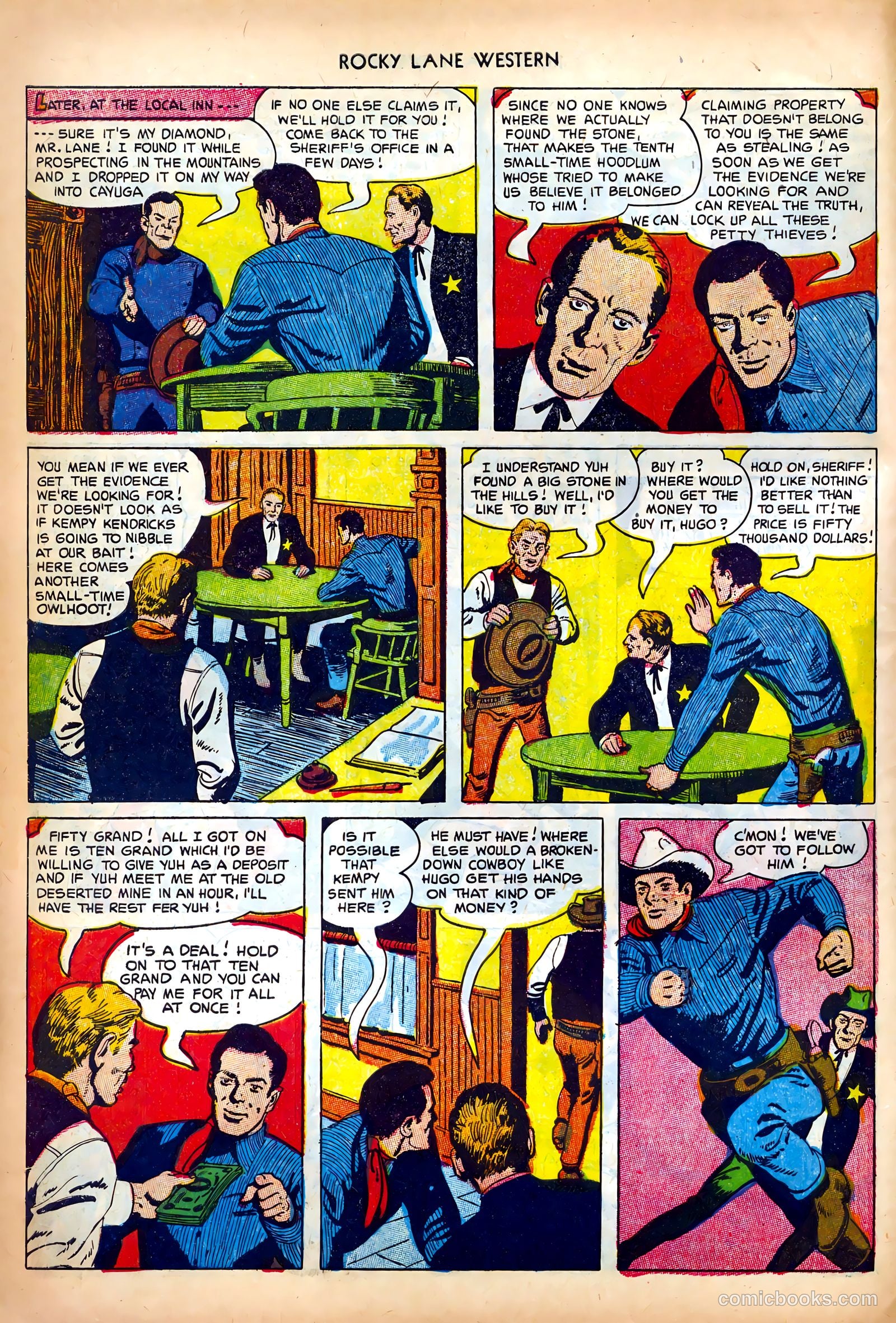 Rocky Lane Western #42 — page 6 of 36