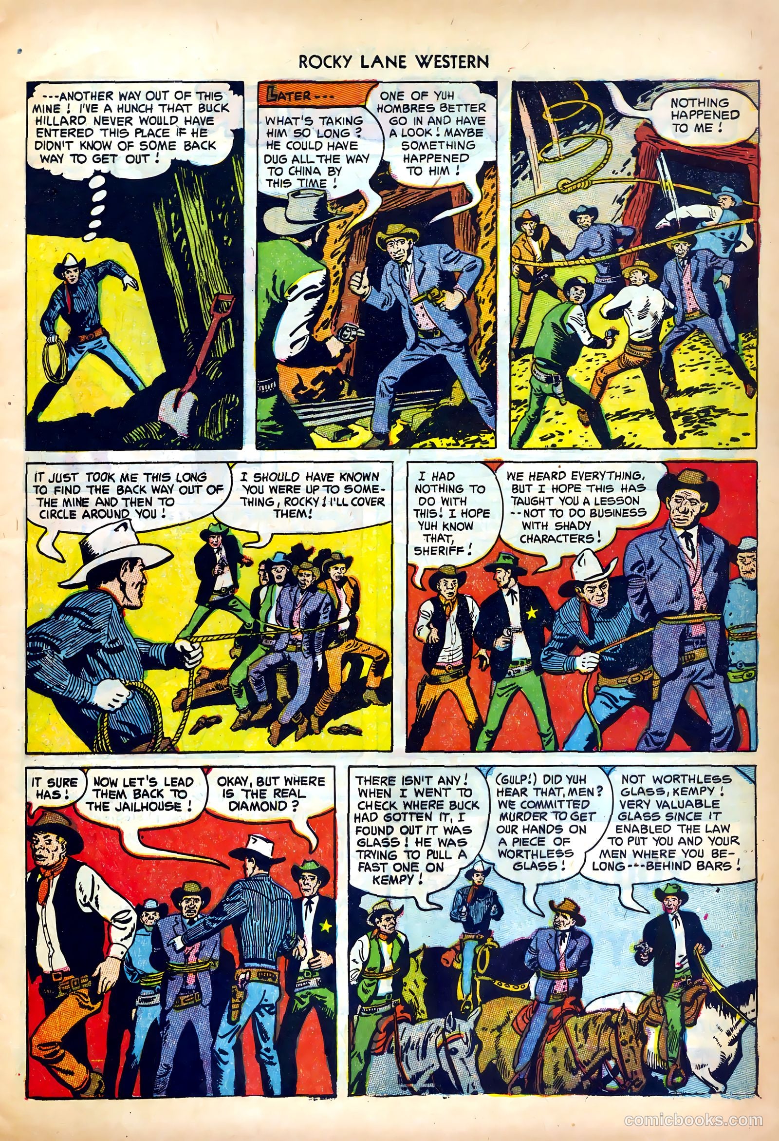 Rocky Lane Western #42 — page 9 of 36