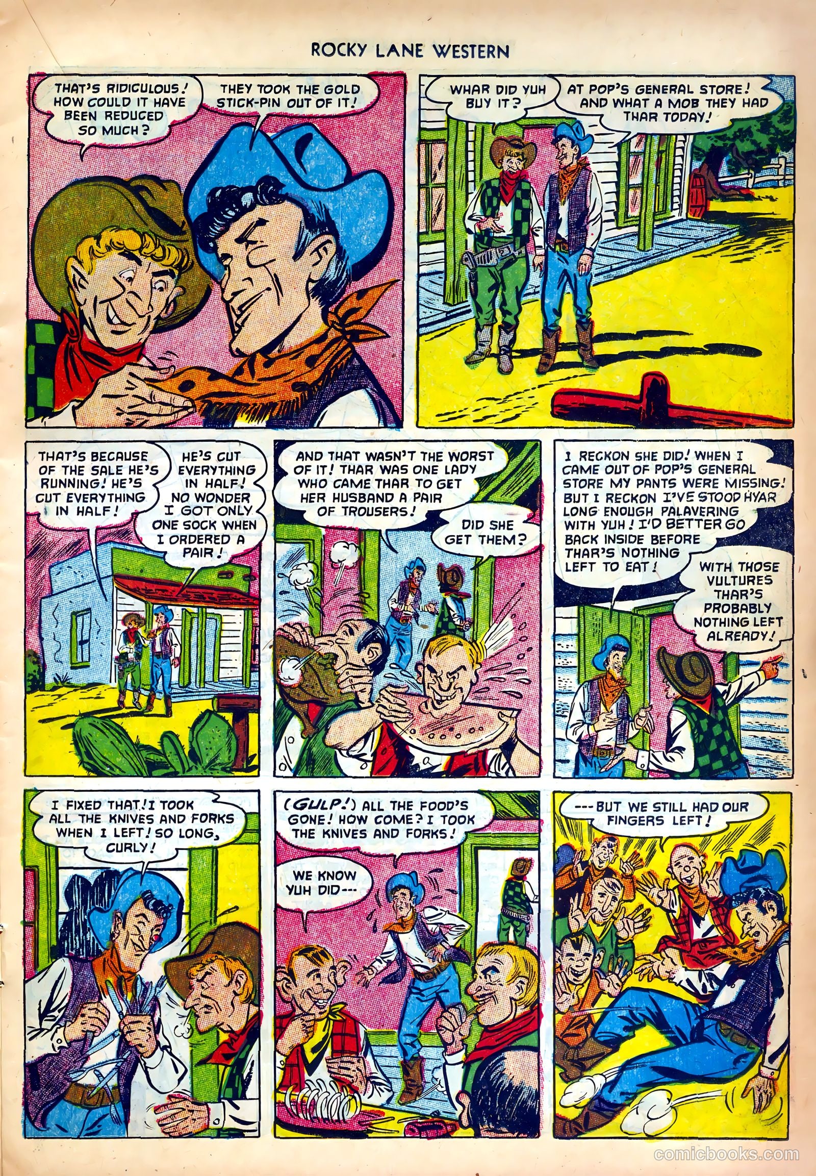 Rocky Lane Western #42 — page 15 of 36