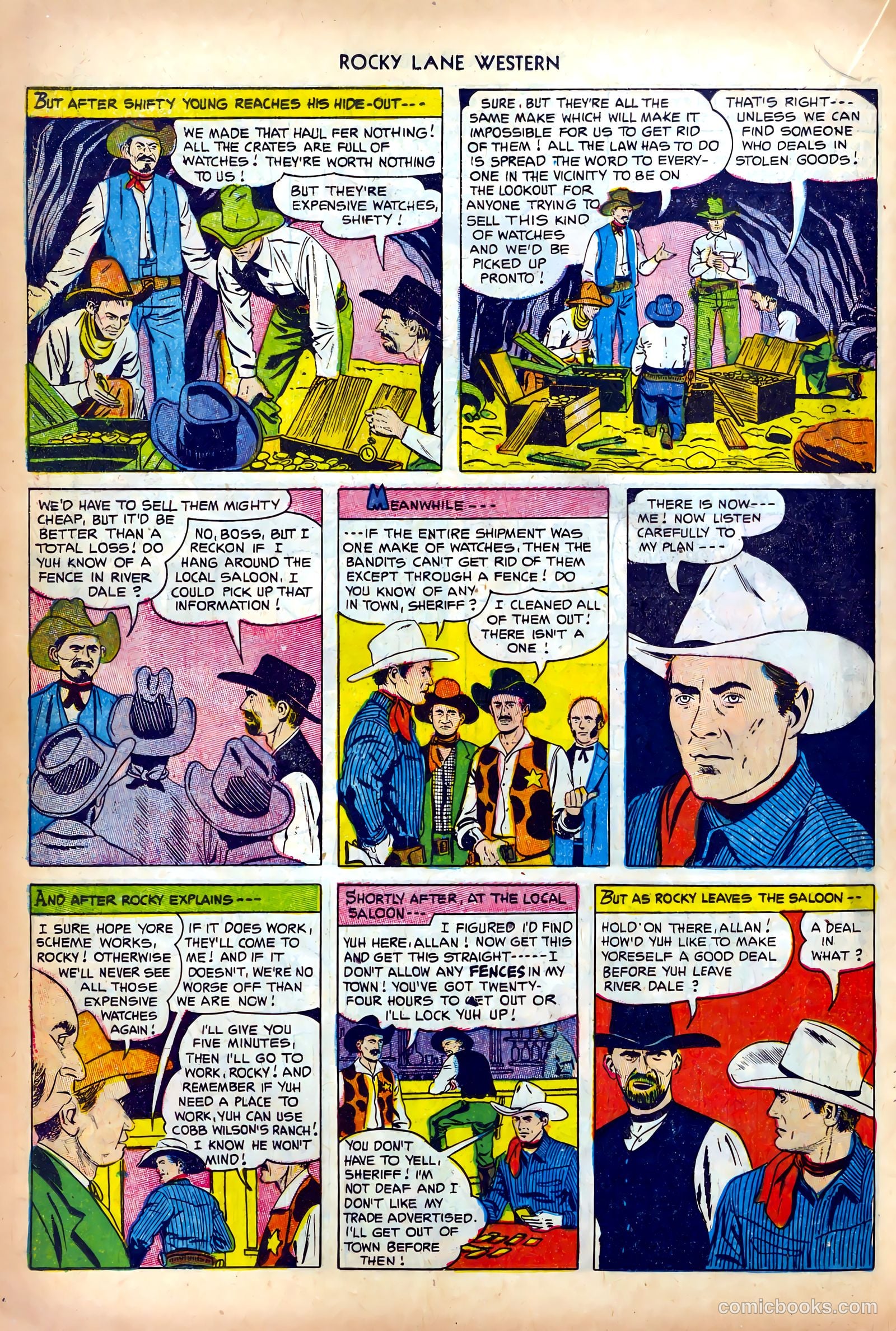Rocky Lane Western #42 — page 18 of 36