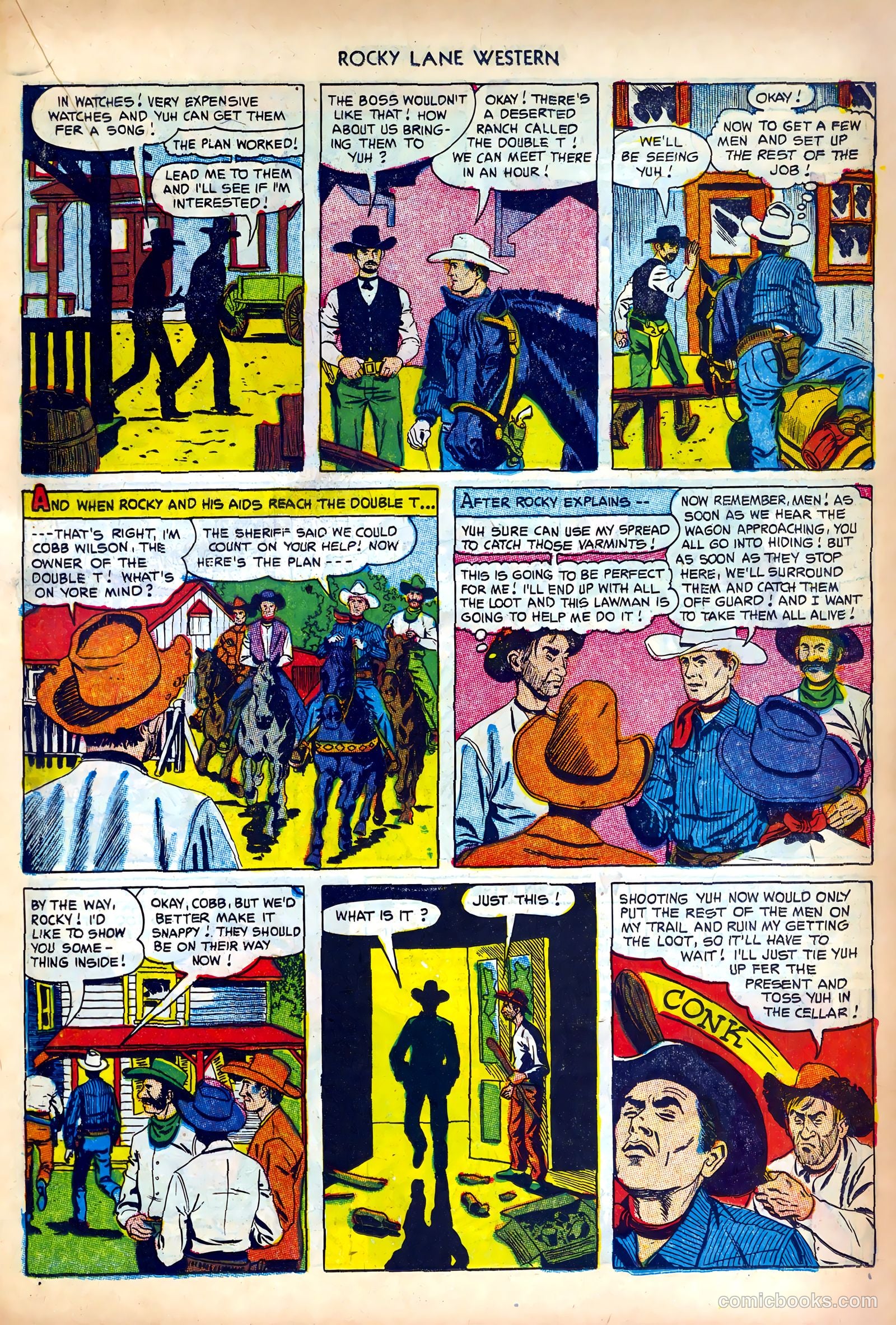 Rocky Lane Western #42 — page 19 of 36