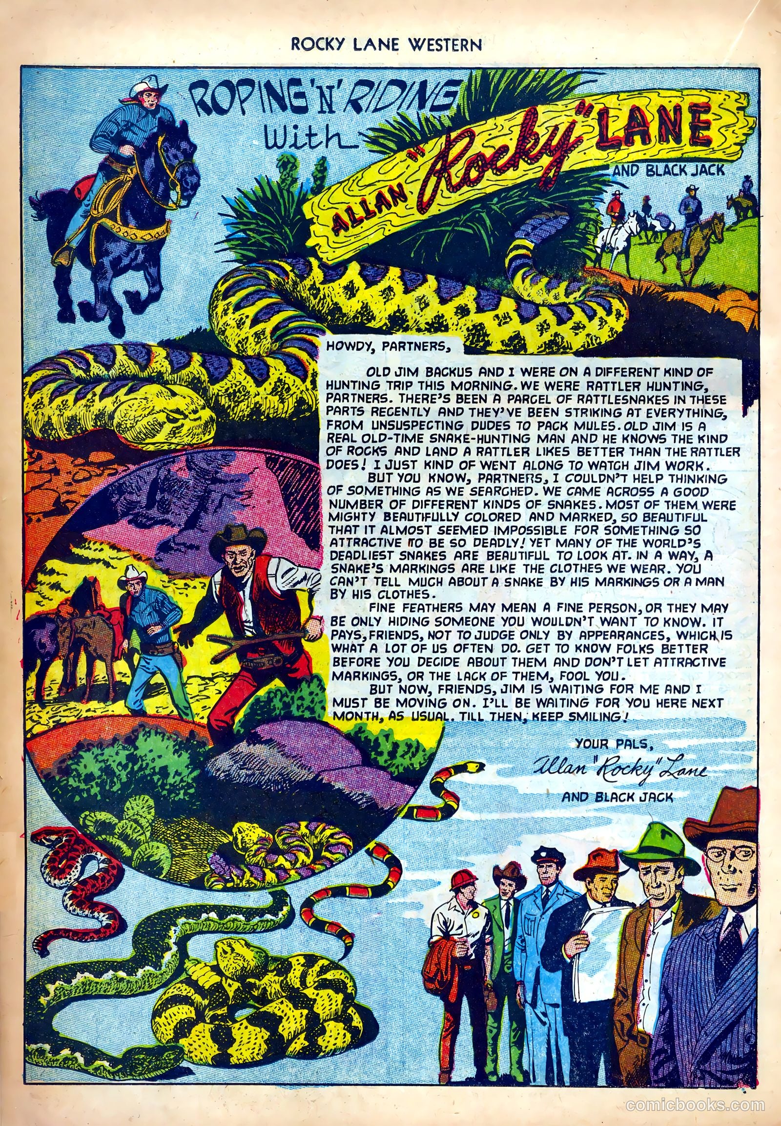 Rocky Lane Western #42 — page 22 of 36