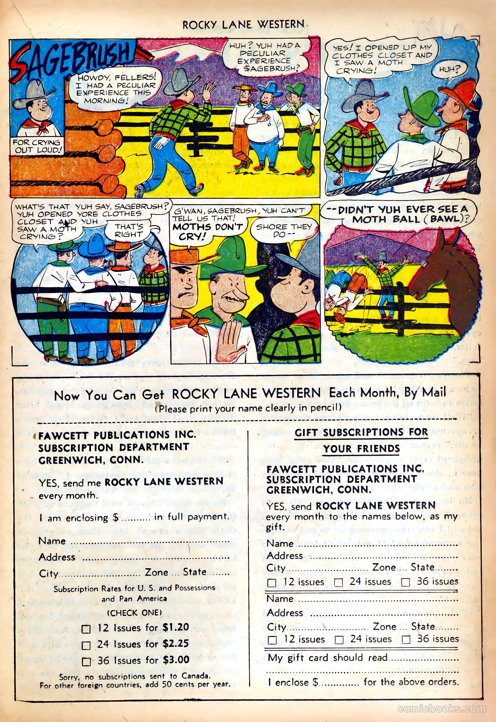 Rocky Lane Western #42 — page 23 of 36