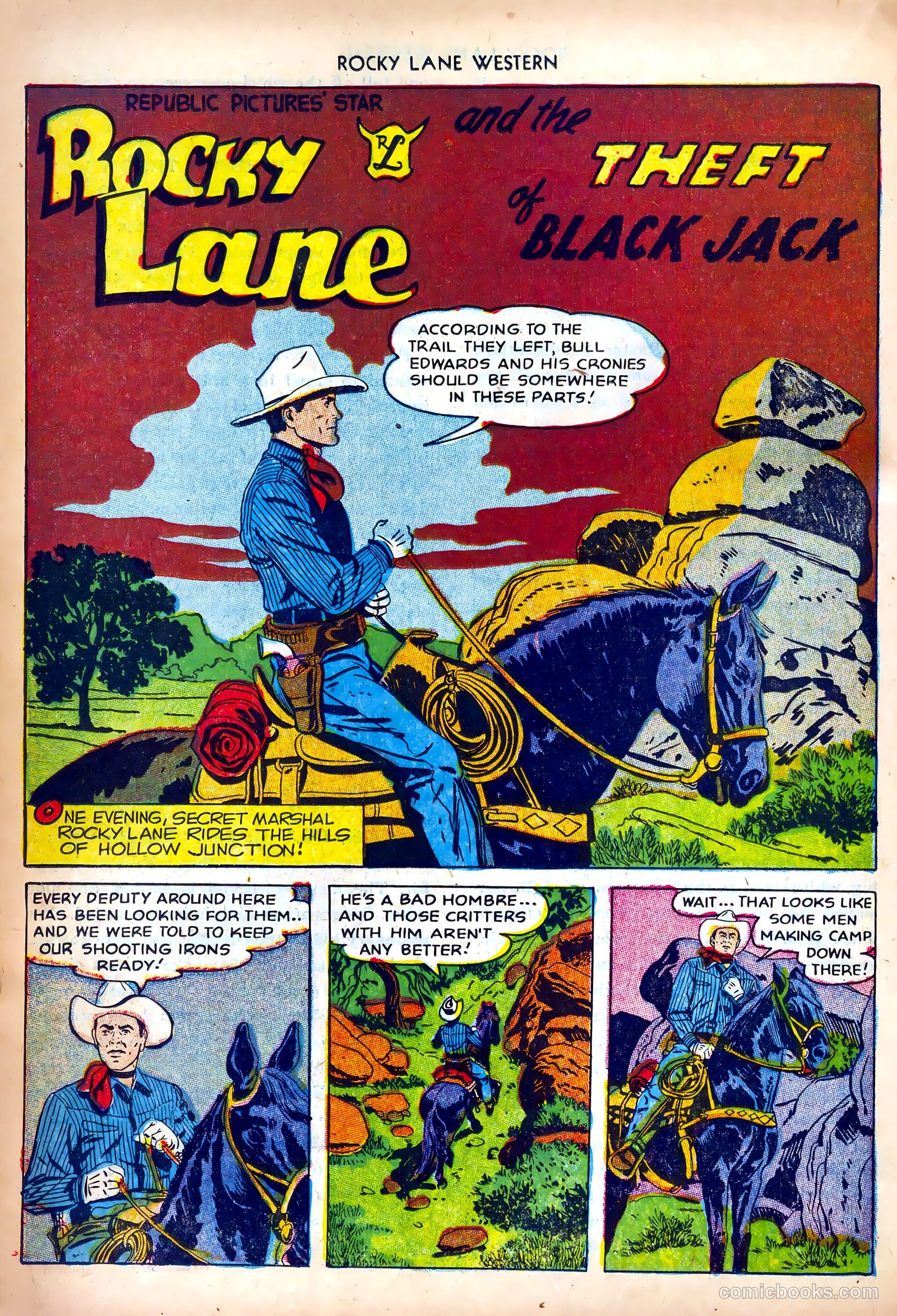 Rocky Lane Western #42 — page 26 of 36