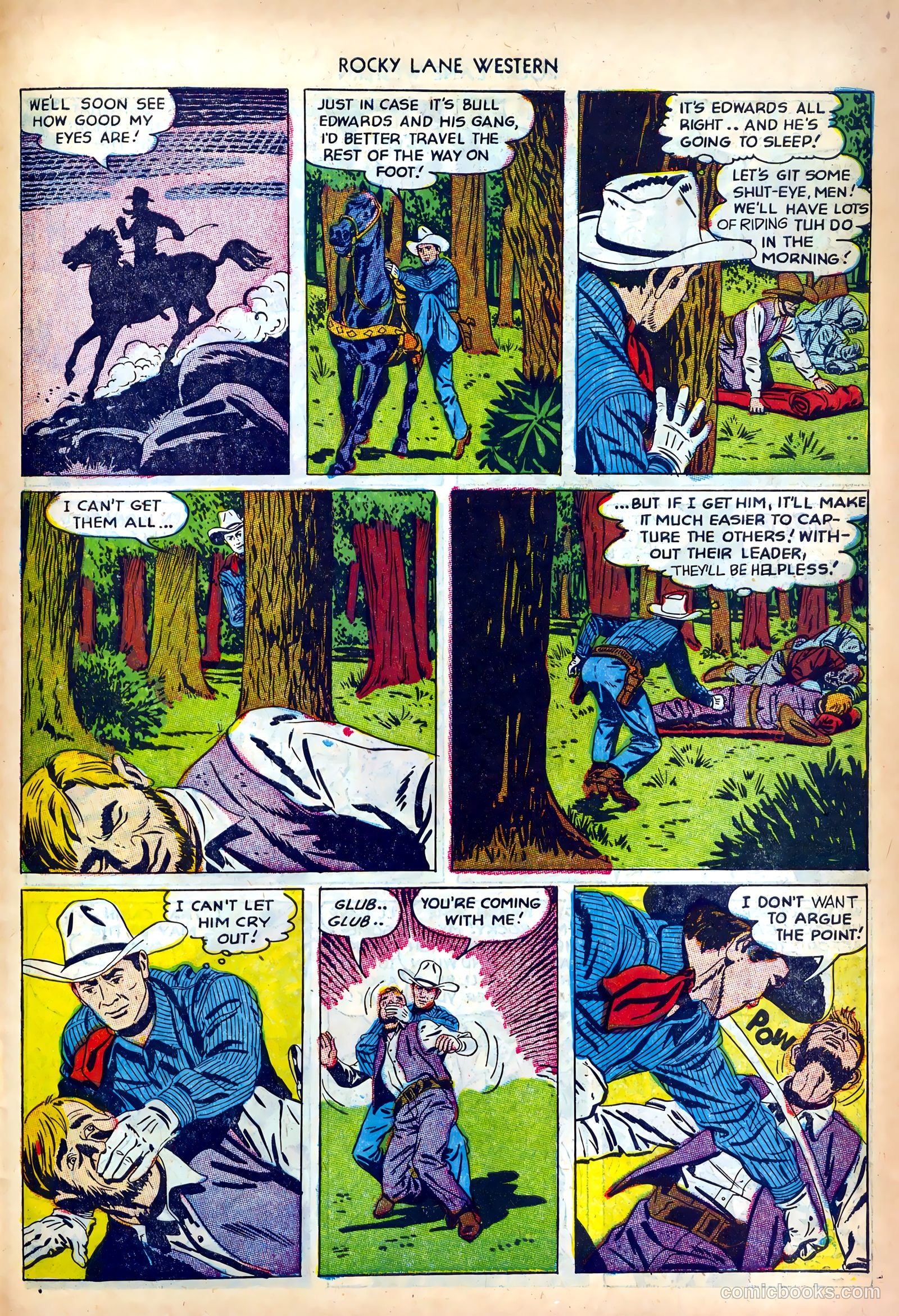 Rocky Lane Western #42 — page 27 of 36