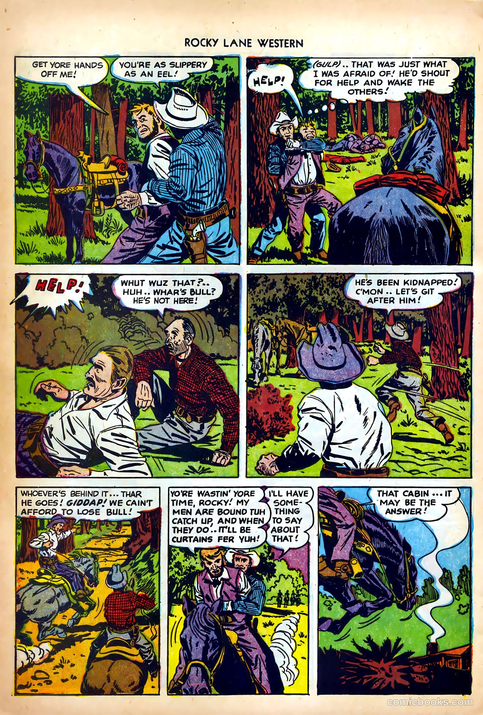 Rocky Lane Western #42 — page 28 of 36