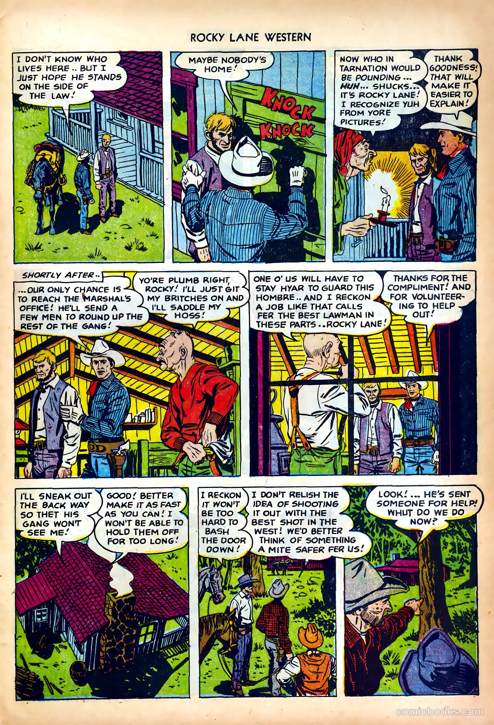 Rocky Lane Western #42 — page 29 of 36